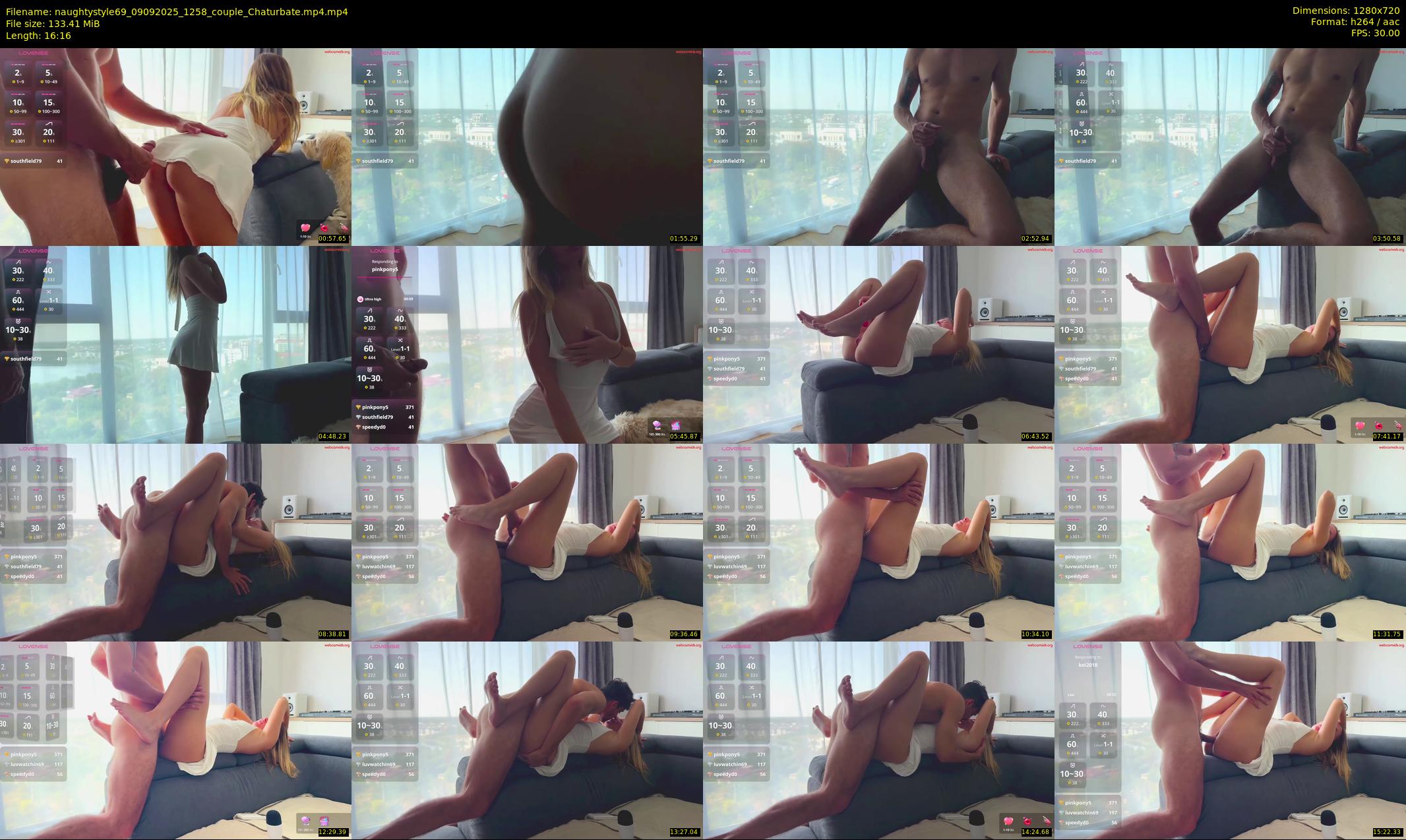 naughtystyle69 — 17 minute Chaturbate couple cam show recording, 720p, Sep 9, 2025