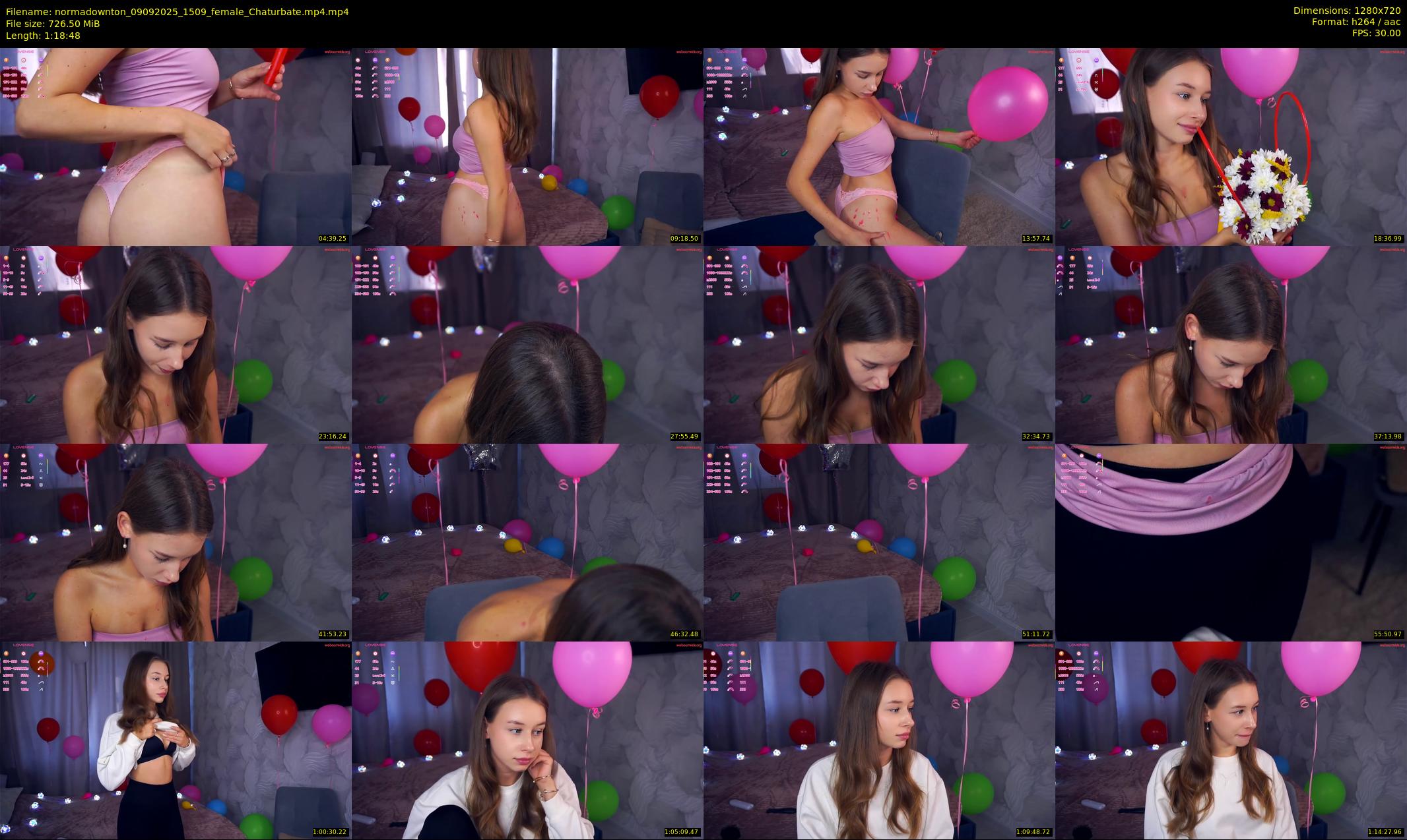 normadownton — 79 minute Chaturbate female cam show recording, 720p, Sep 9, 2025