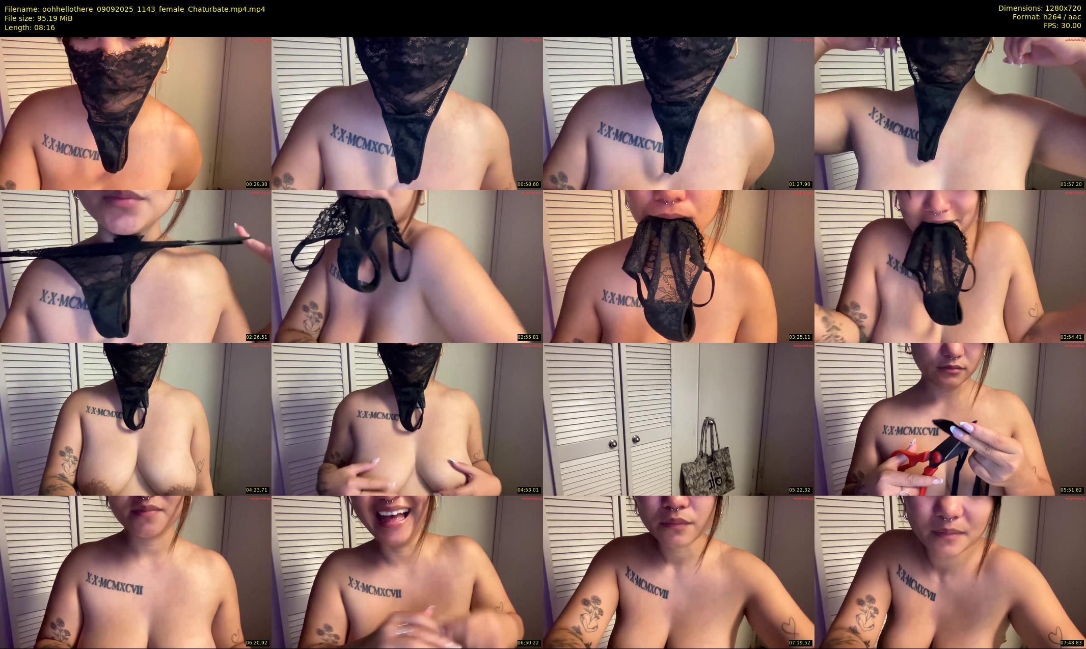 oohhellothere — 9 minute Chaturbate female cam show recording, 720p, Sep 9, 2025
