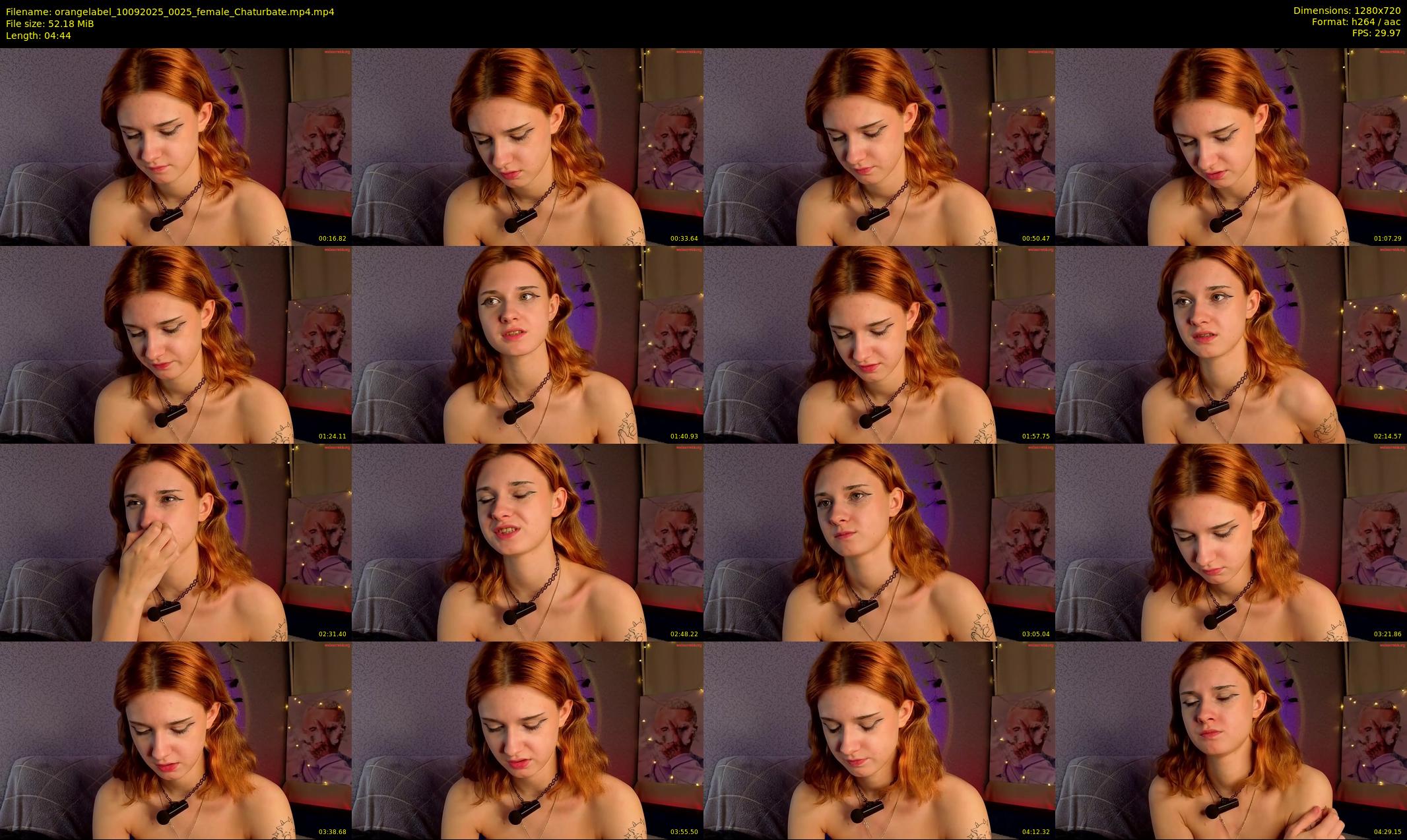 orangelabel — 5 minute Chaturbate female cam show recording, 720p, Sep 10, 2025