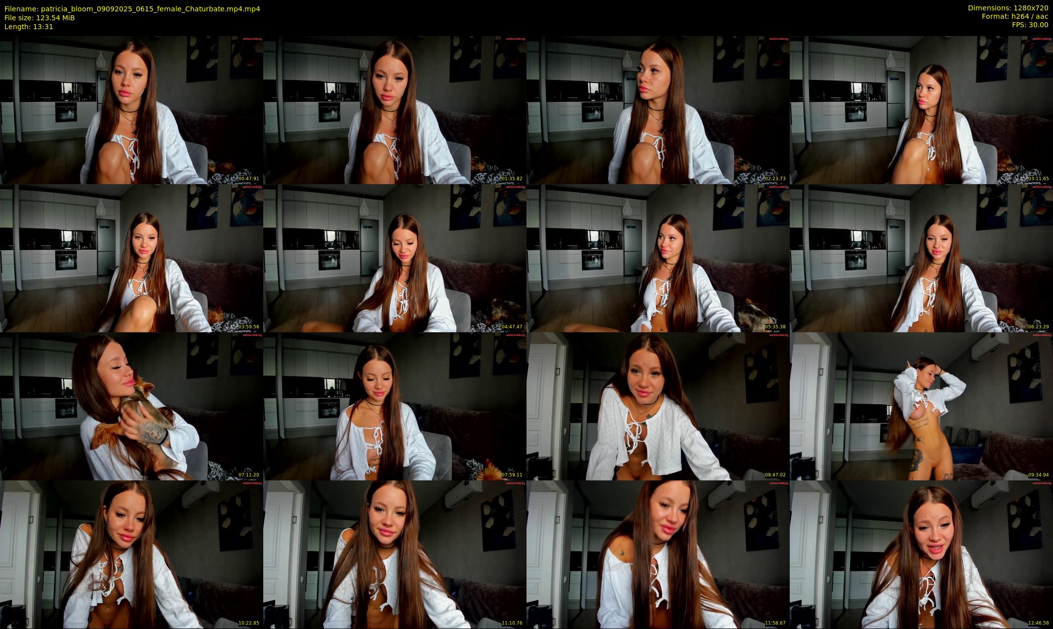 patricia_bloom — 14 minute Chaturbate female cam show recording, 720p, Sep 9, 2025