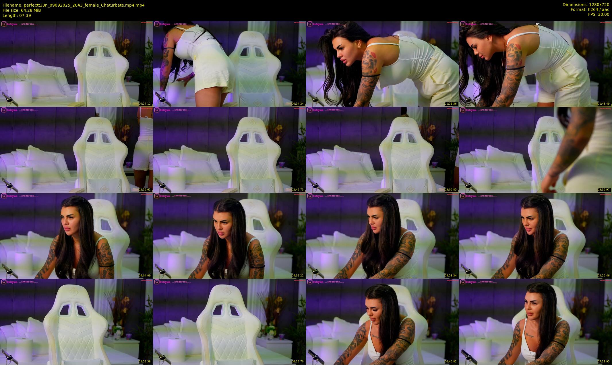perfectt33n — 8 minute Chaturbate female cam show recording, 720p, Sep 9, 2025