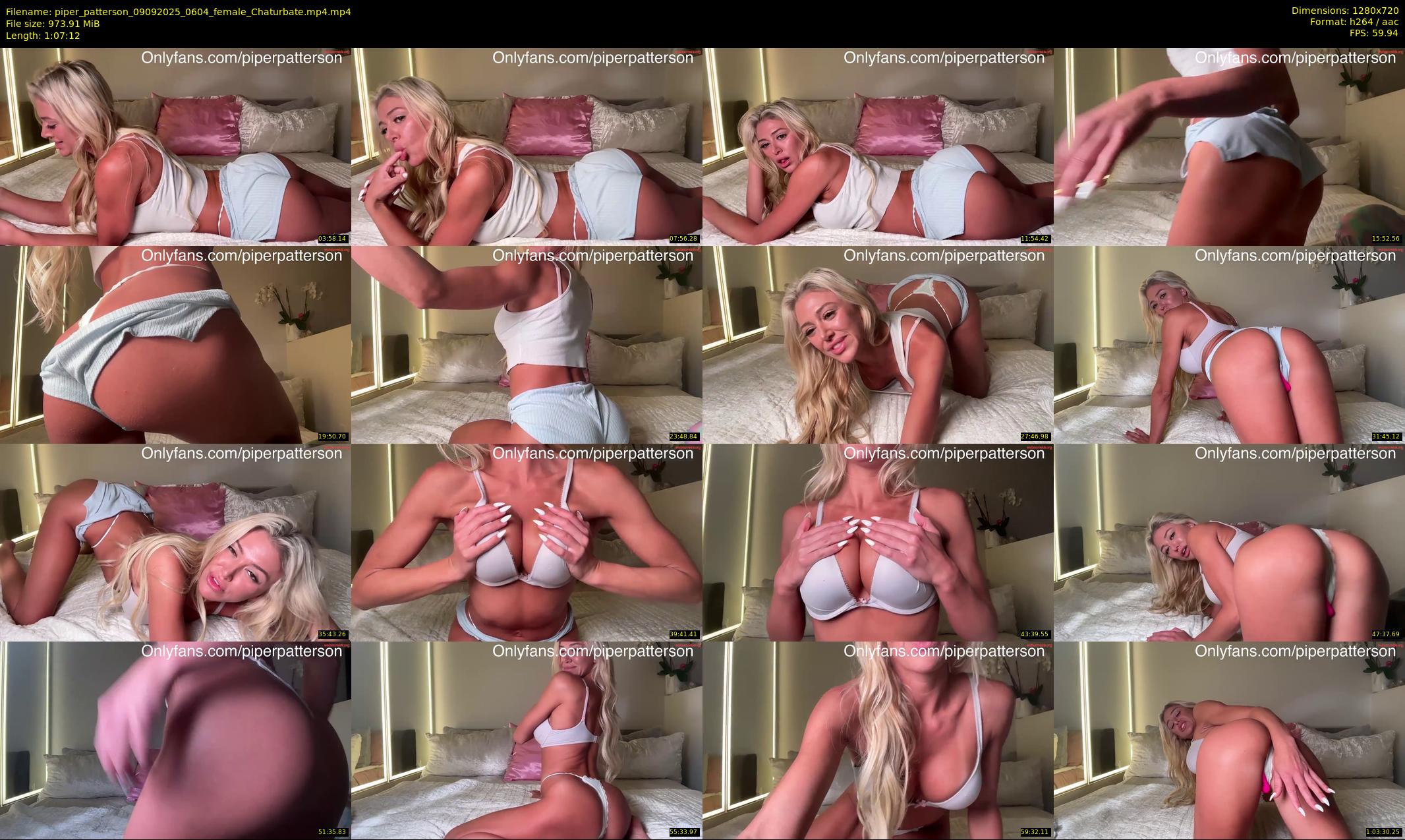 piper_patterson — 68 minute Chaturbate female cam show recording, 720p, Sep 9, 2025