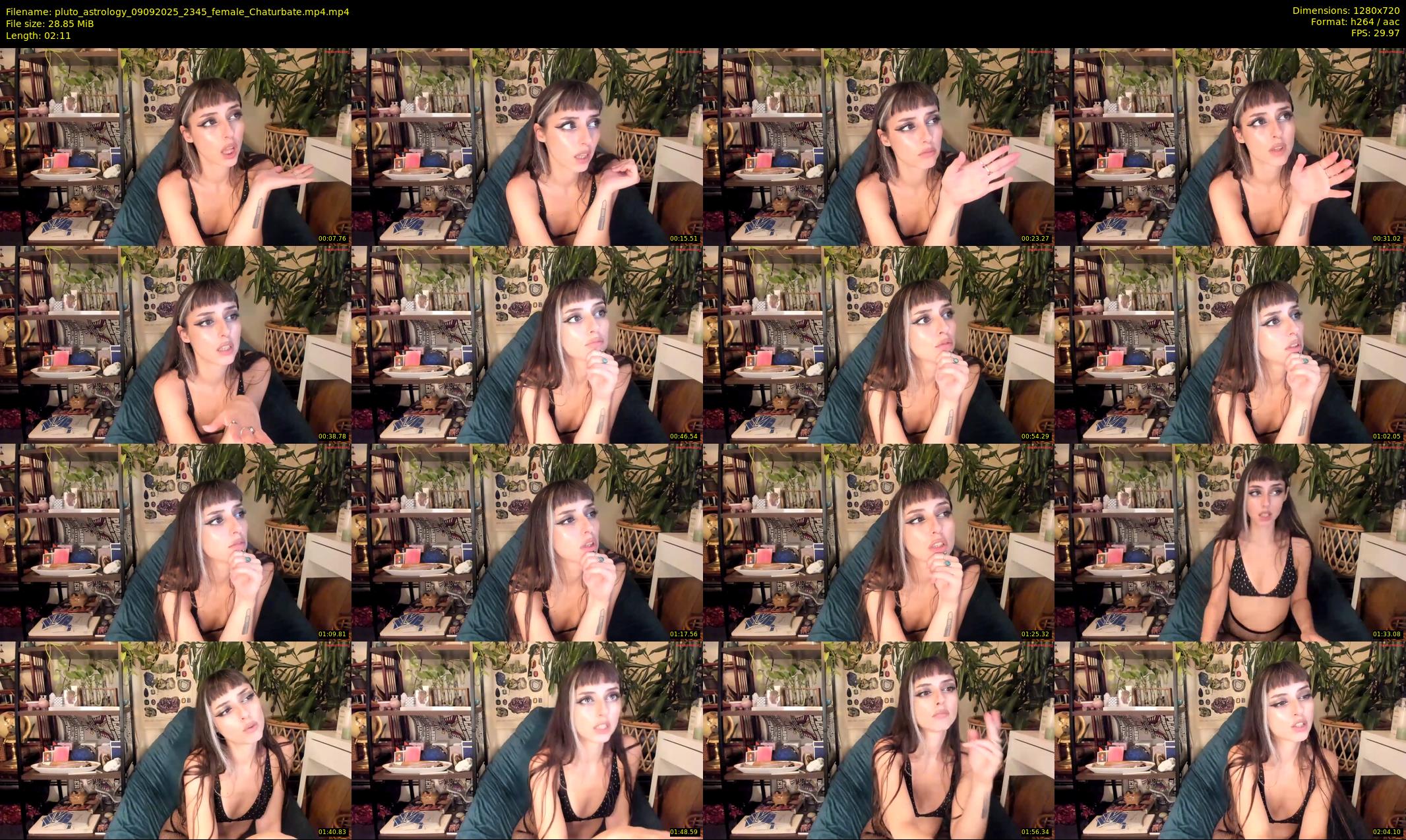 pluto_astrology — 3 minute Chaturbate female cam show recording, 720p, Sep 9, 2025