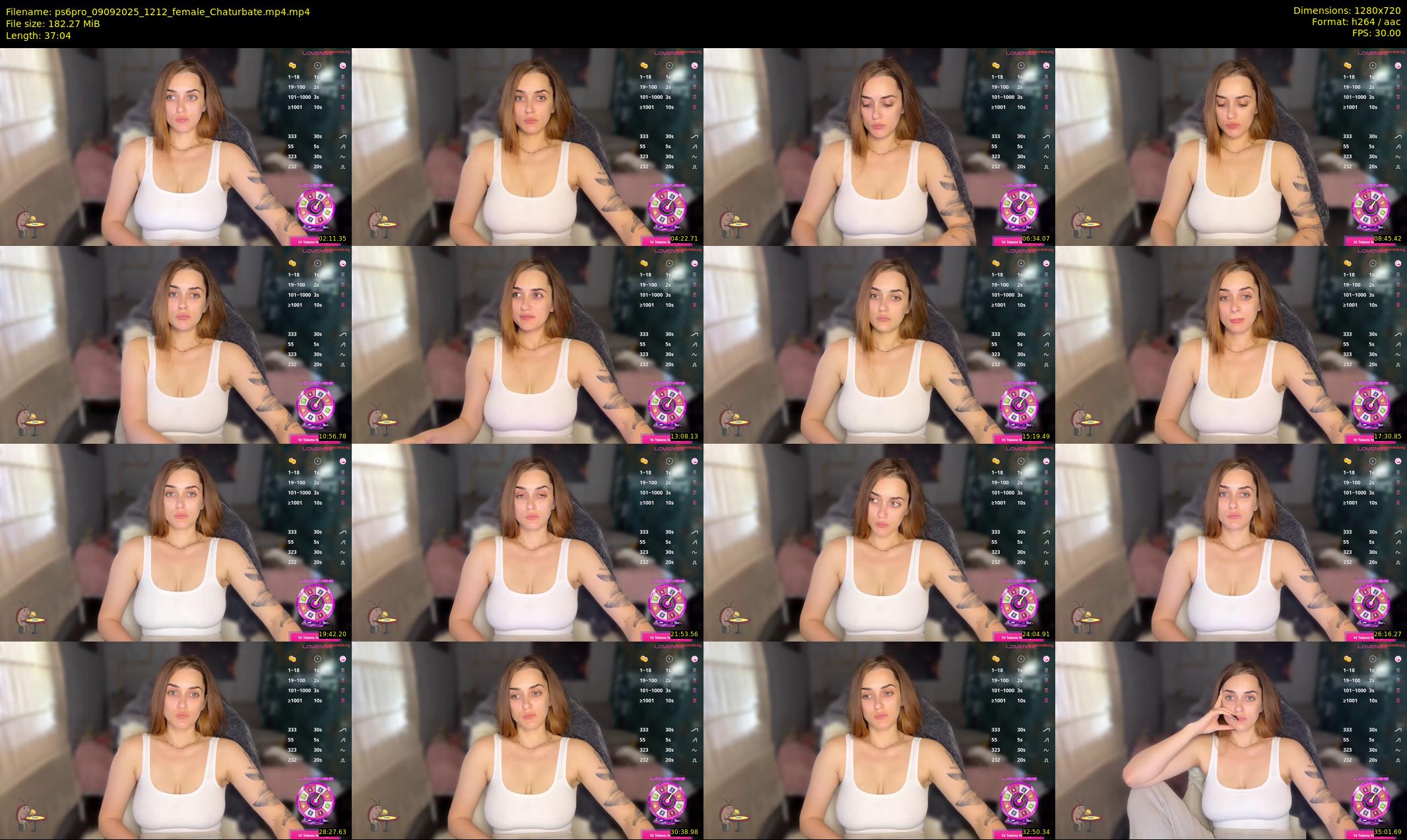 ps6pro — 38 minute Chaturbate female cam show recording, 720p, Sep 9, 2025