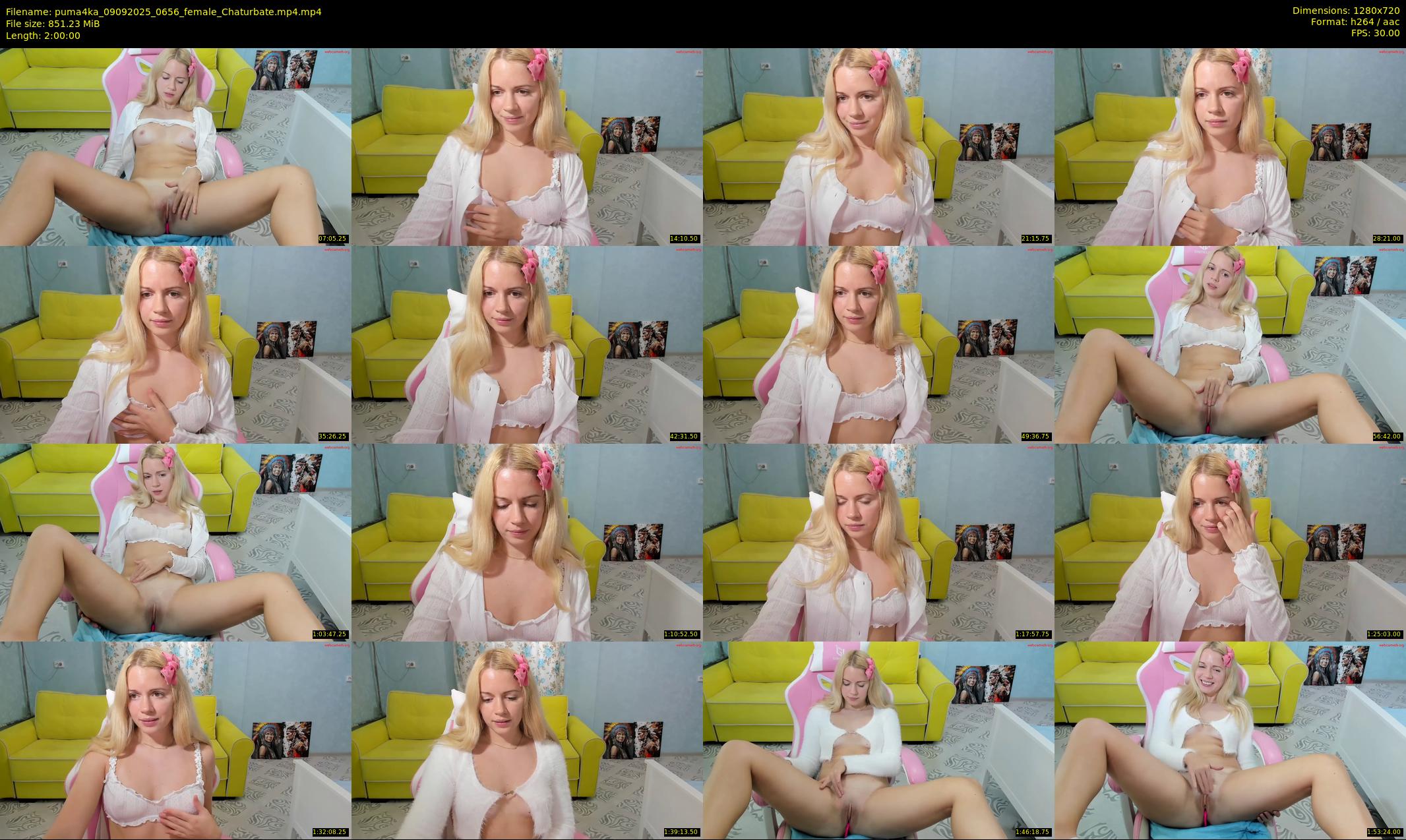 puma4ka — 120 minute Chaturbate female cam show recording, 720p, Sep 9, 2025