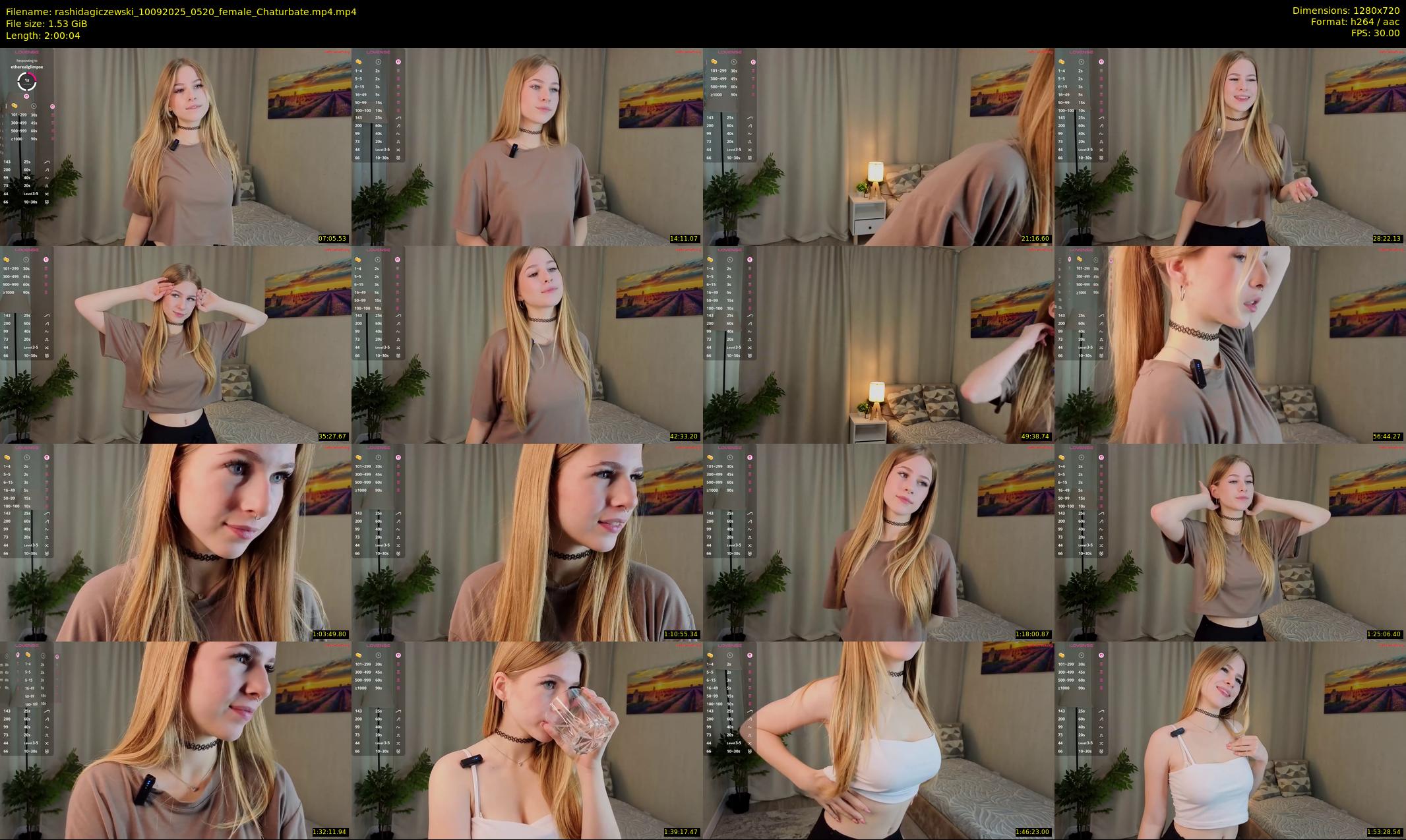 rashidagiczewski — 121 minute Chaturbate female cam show recording, 720p, Sep 10, 2025