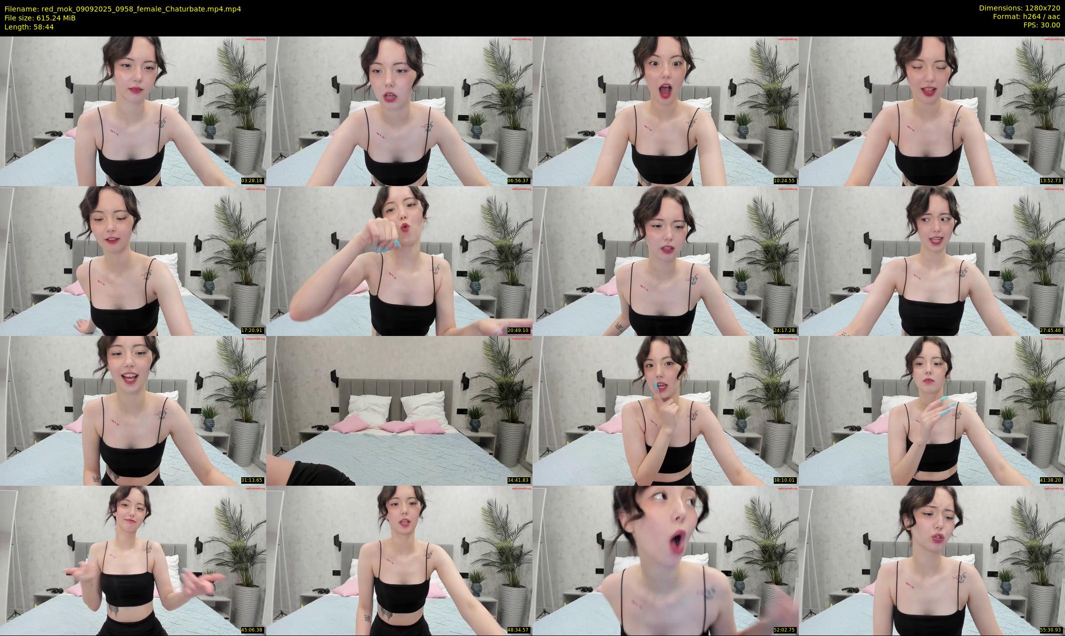 red_mok — 59 minute Chaturbate female cam show recording, 720p, Sep 9, 2025