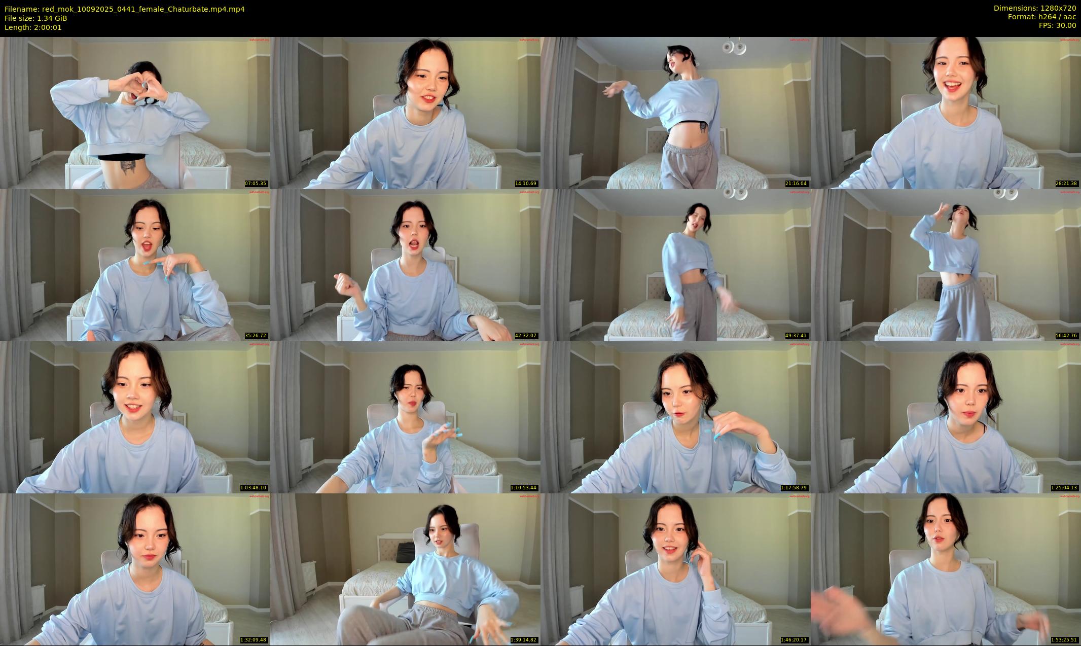 red_mok — 121 minute Chaturbate female cam show recording, 720p, Sep 10, 2025