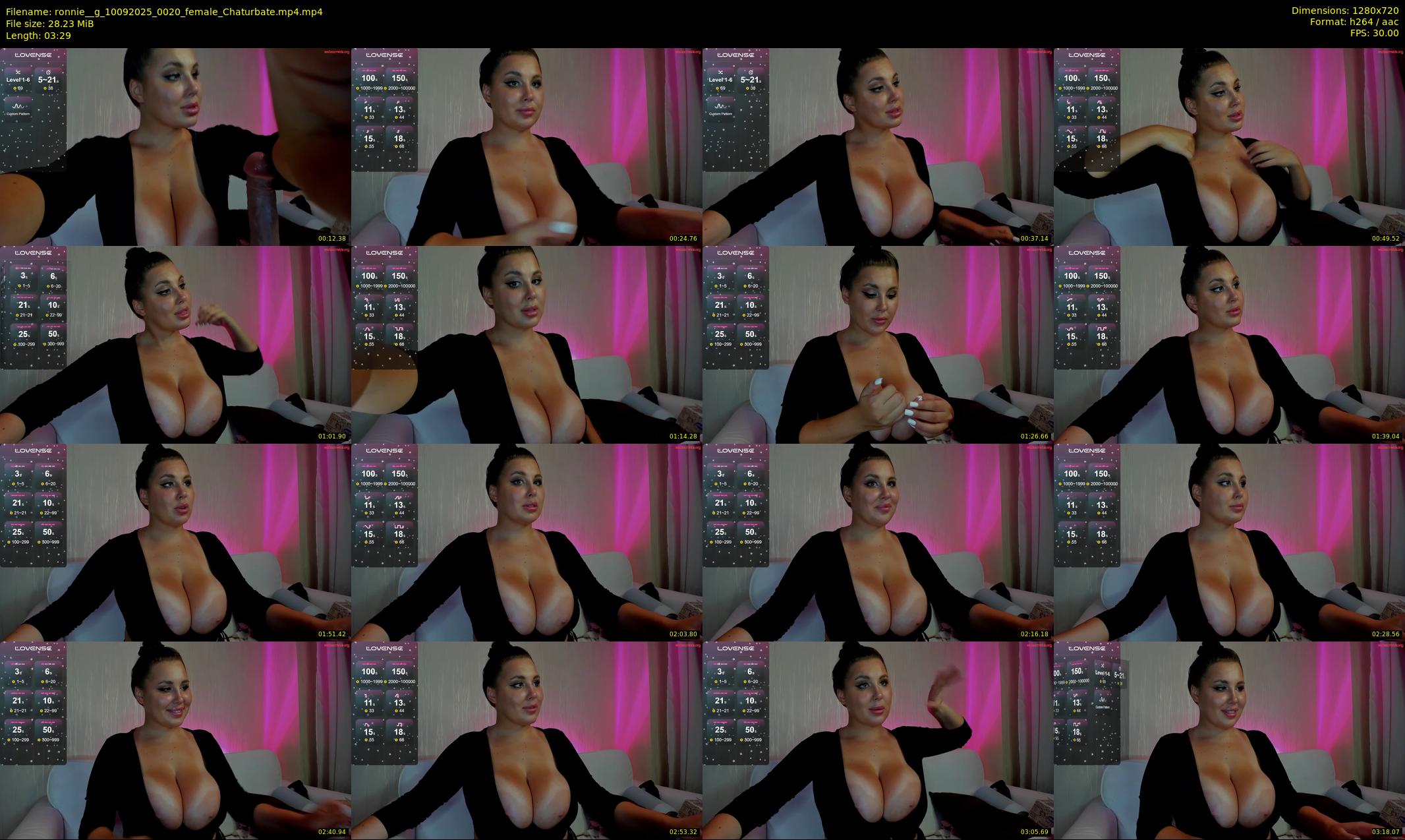 ronnie__g — 4 minute Chaturbate female cam show recording, 720p, Sep 10, 2025