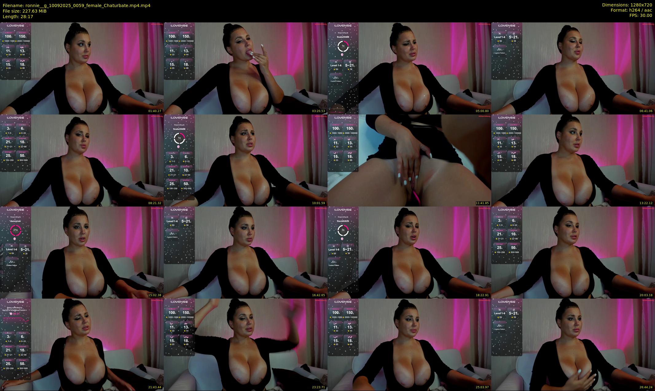ronnie__g — 29 minute Chaturbate female cam show recording, 720p, Sep 10, 2025
