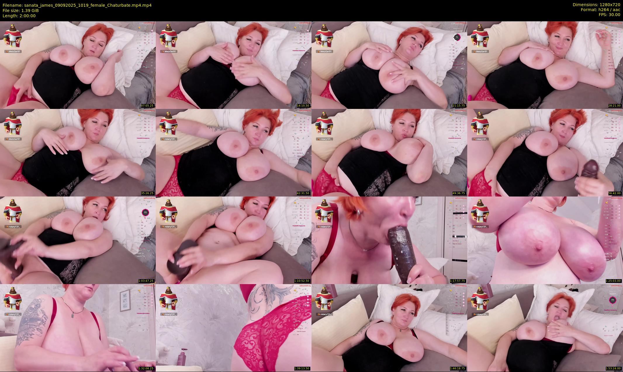sanata_james — 120 minute Chaturbate female cam show recording, 720p, Sep 9, 2025