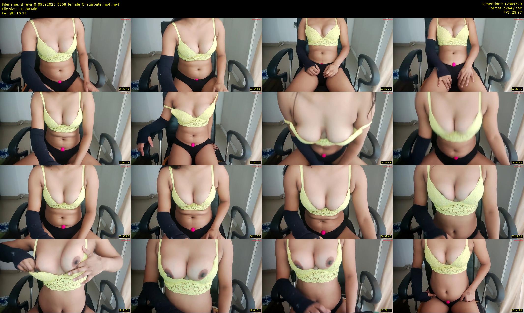 shreya_0 — 11 minute Chaturbate female cam show recording, 720p, Sep 9, 2025