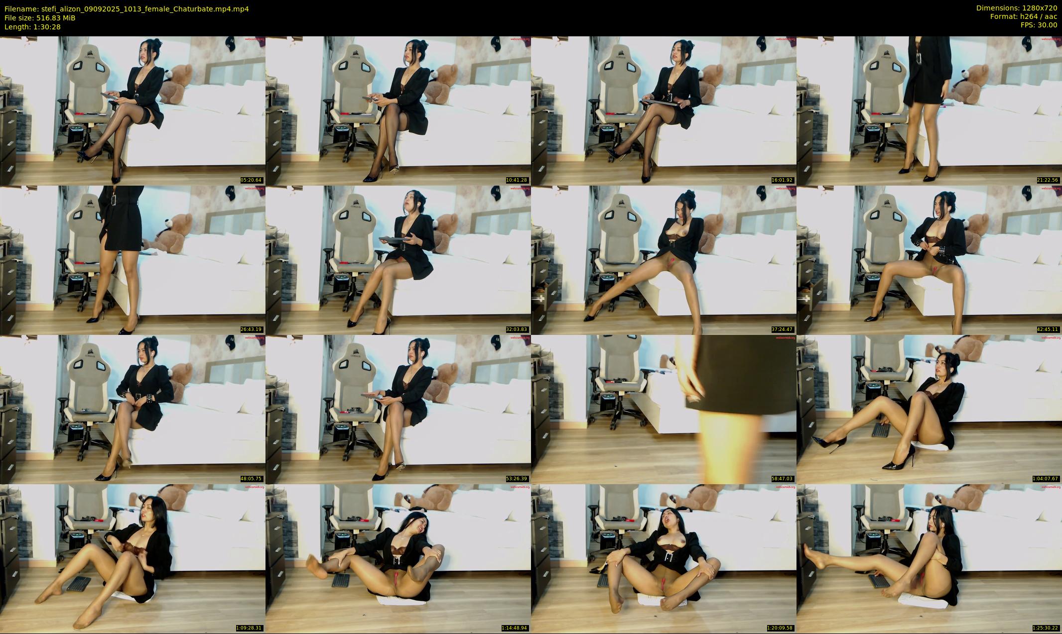 stefi_alizon — 91 minute Chaturbate female cam show recording, 720p, Sep 9, 2025