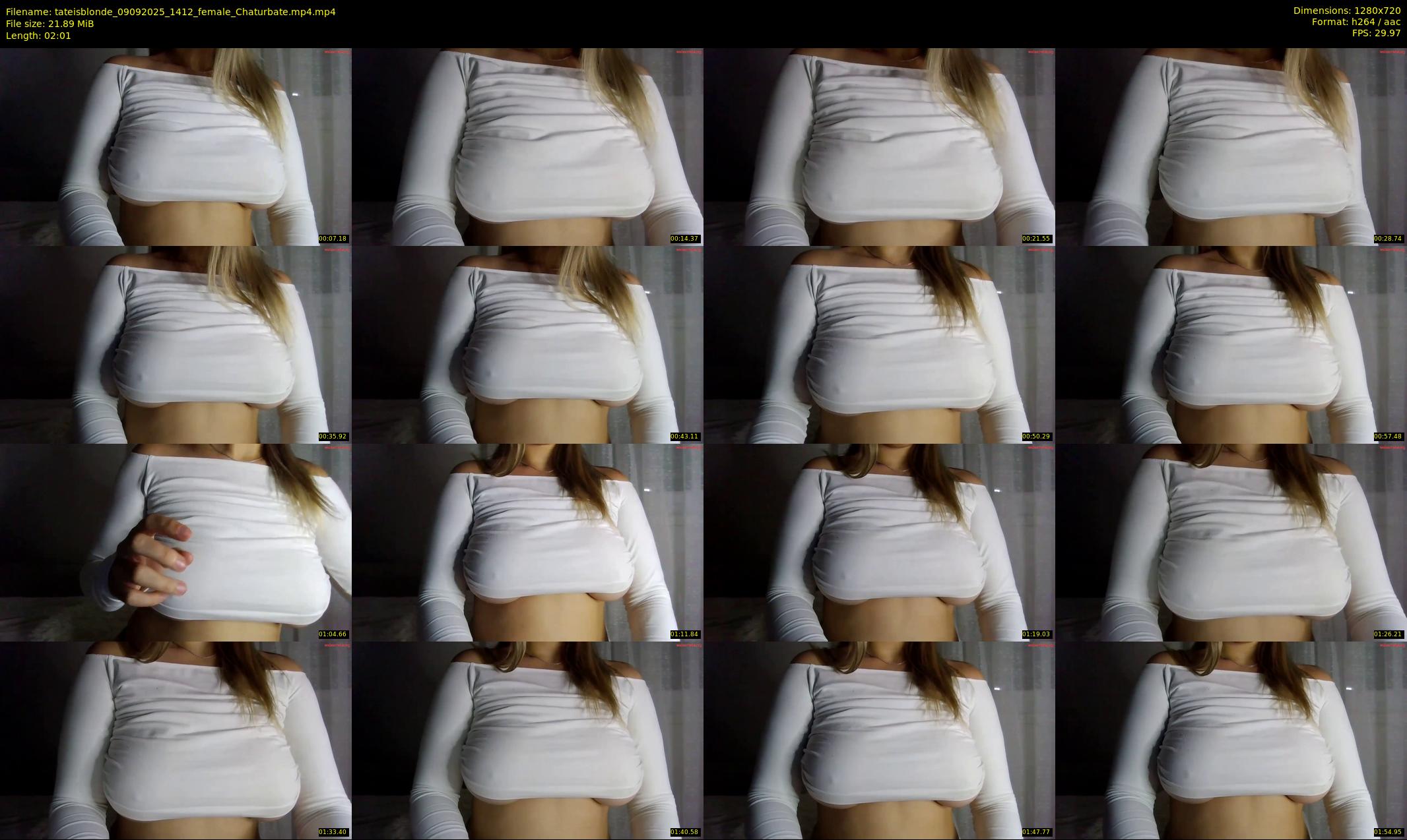 tateisblonde — 3 minute Chaturbate female cam show recording, 720p, Sep 9, 2025
