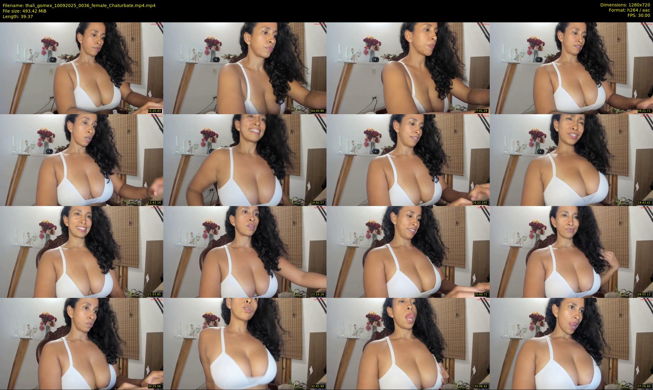 thali_gomex — 40 minute Chaturbate female cam show recording, 720p, Sep 10, 2025