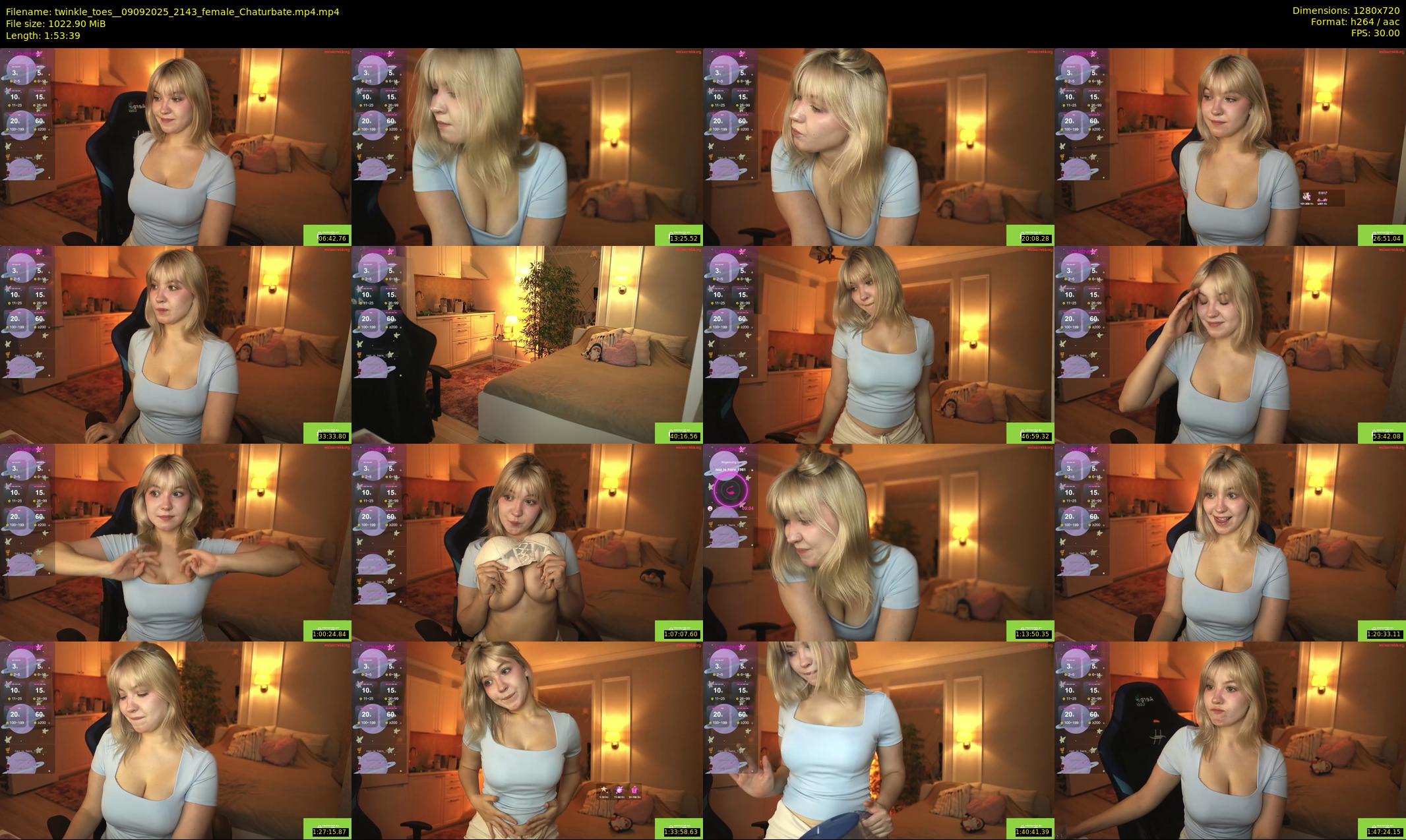 twinkle_toes_ — 114 minute Chaturbate female cam show recording, 720p, Sep 9, 2025