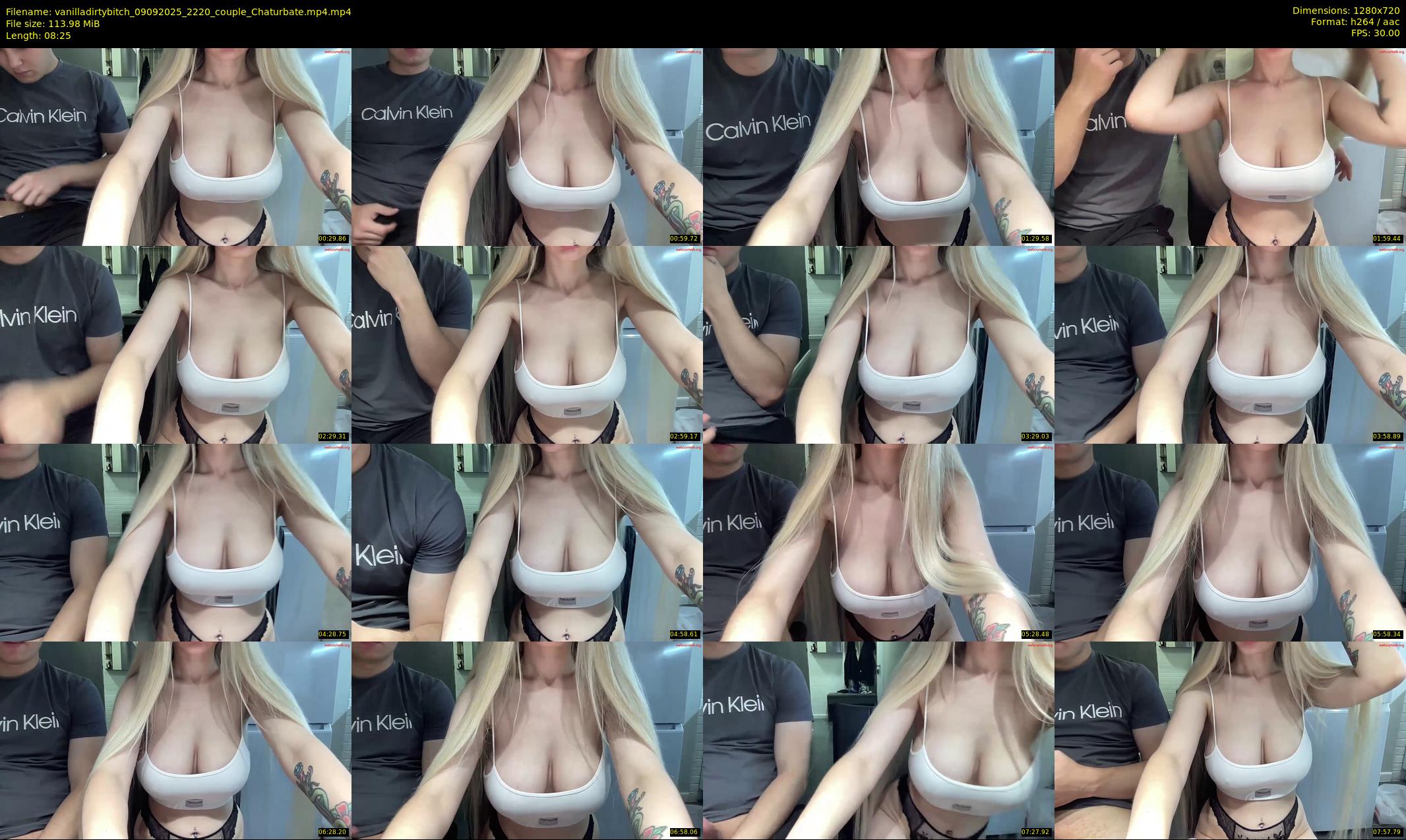 vanilladirtybitch — 9 minute Chaturbate couple cam show recording, 720p, Sep 9, 2025