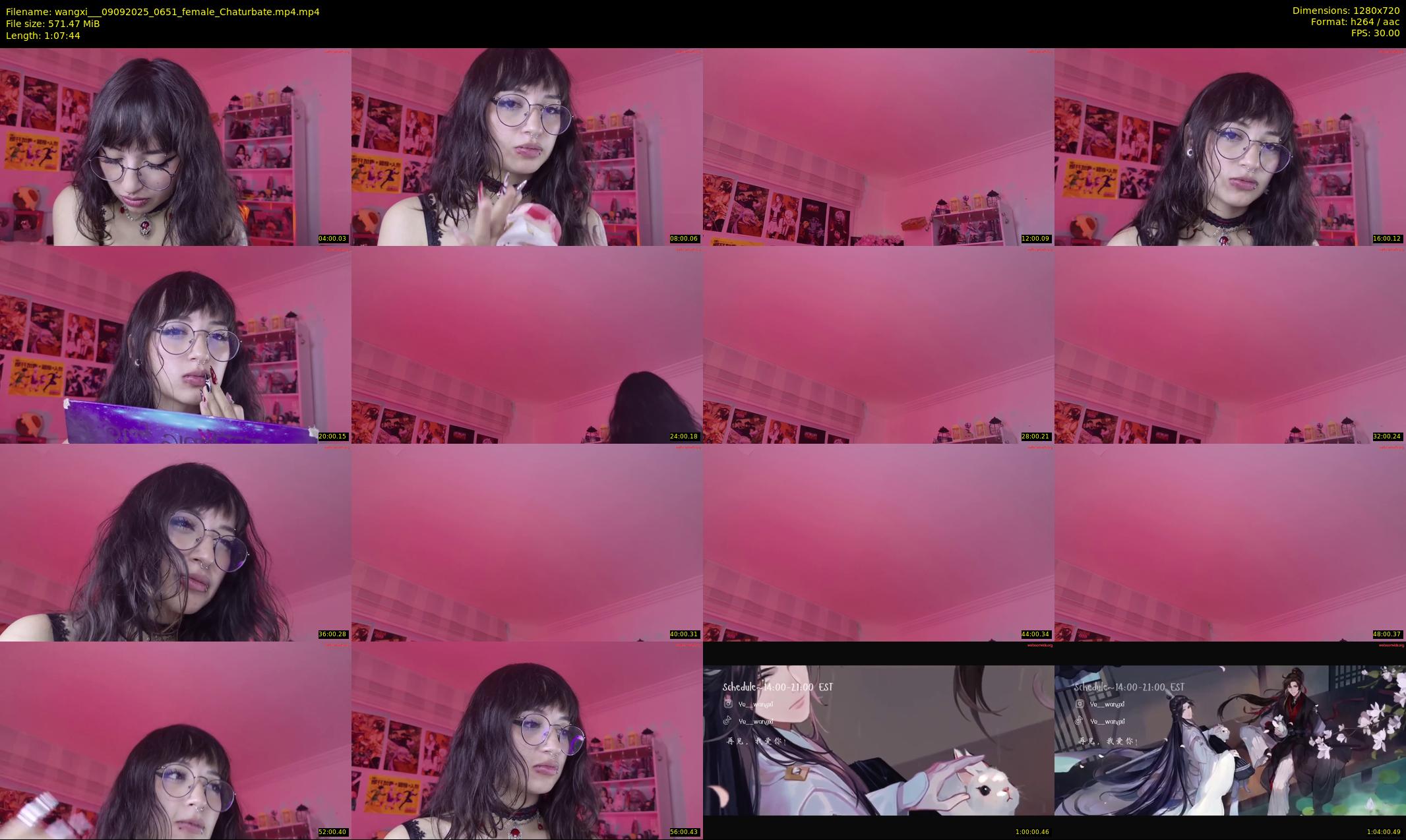 wangxi__ — 68 minute Chaturbate female cam show recording, 720p, Sep 9, 2025
