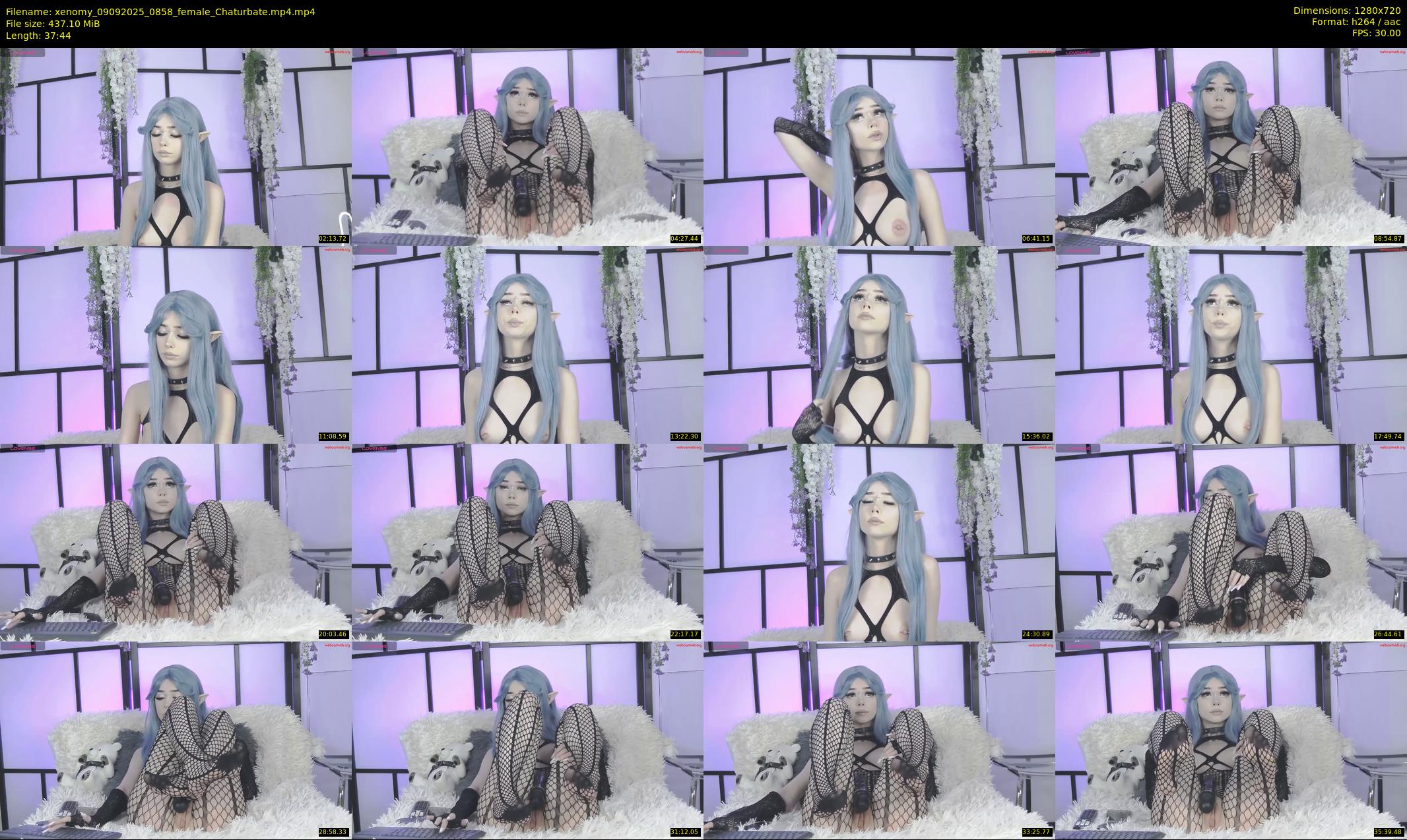 xenomy — 38 minute Chaturbate female cam show recording, 720p, Sep 9, 2025