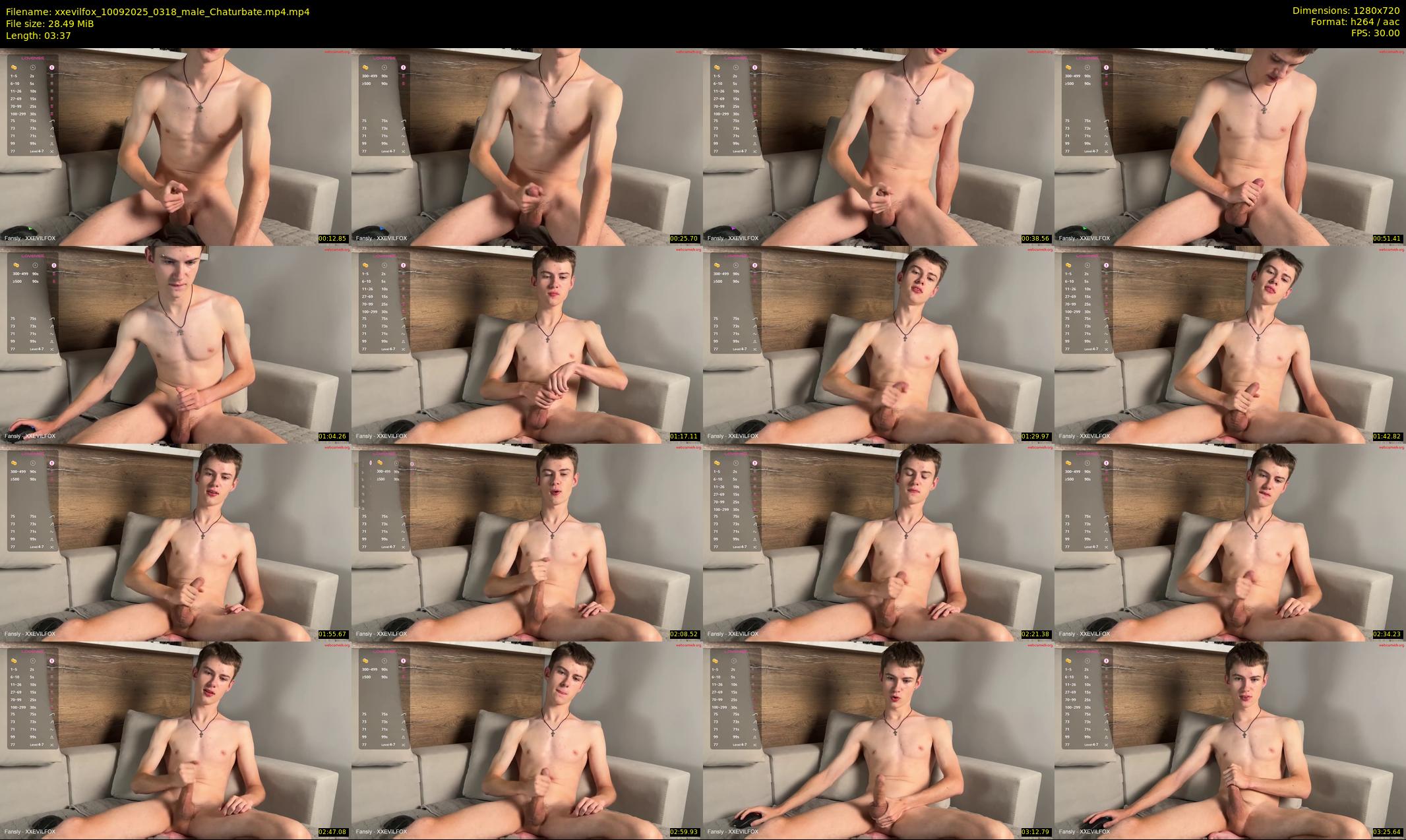 xxevilfox — 4 minute Chaturbate male cam show recording, 720p, Sep 10, 2025