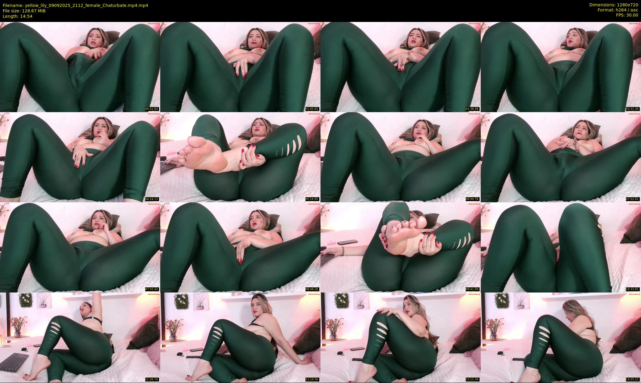 yellow_lily — 15 minute Chaturbate female cam show recording, 720p, Sep 9, 2025