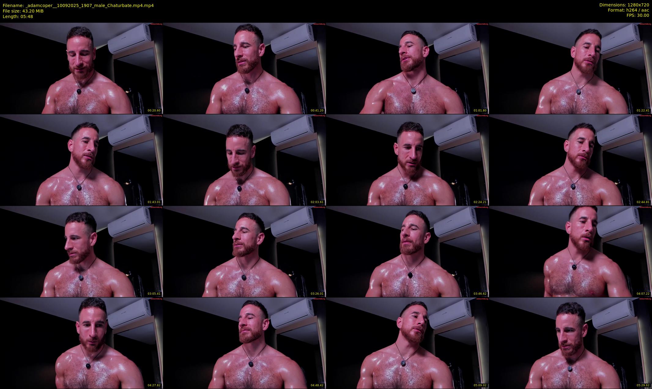 _adamcoper_ — 6 minute Chaturbate male cam show recording, 720p, Sep 10, 2025