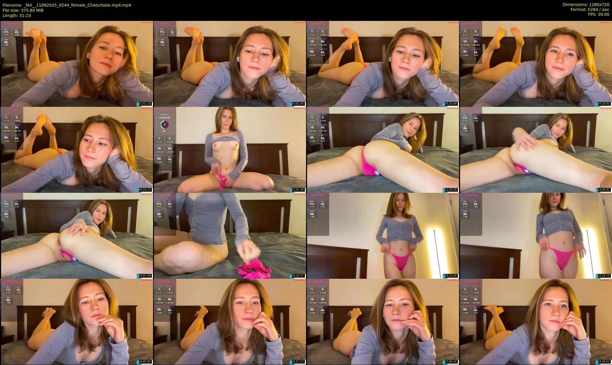 _feli_ — 32 minute Chaturbate female cam show recording, 720p, Sep 11, 2025