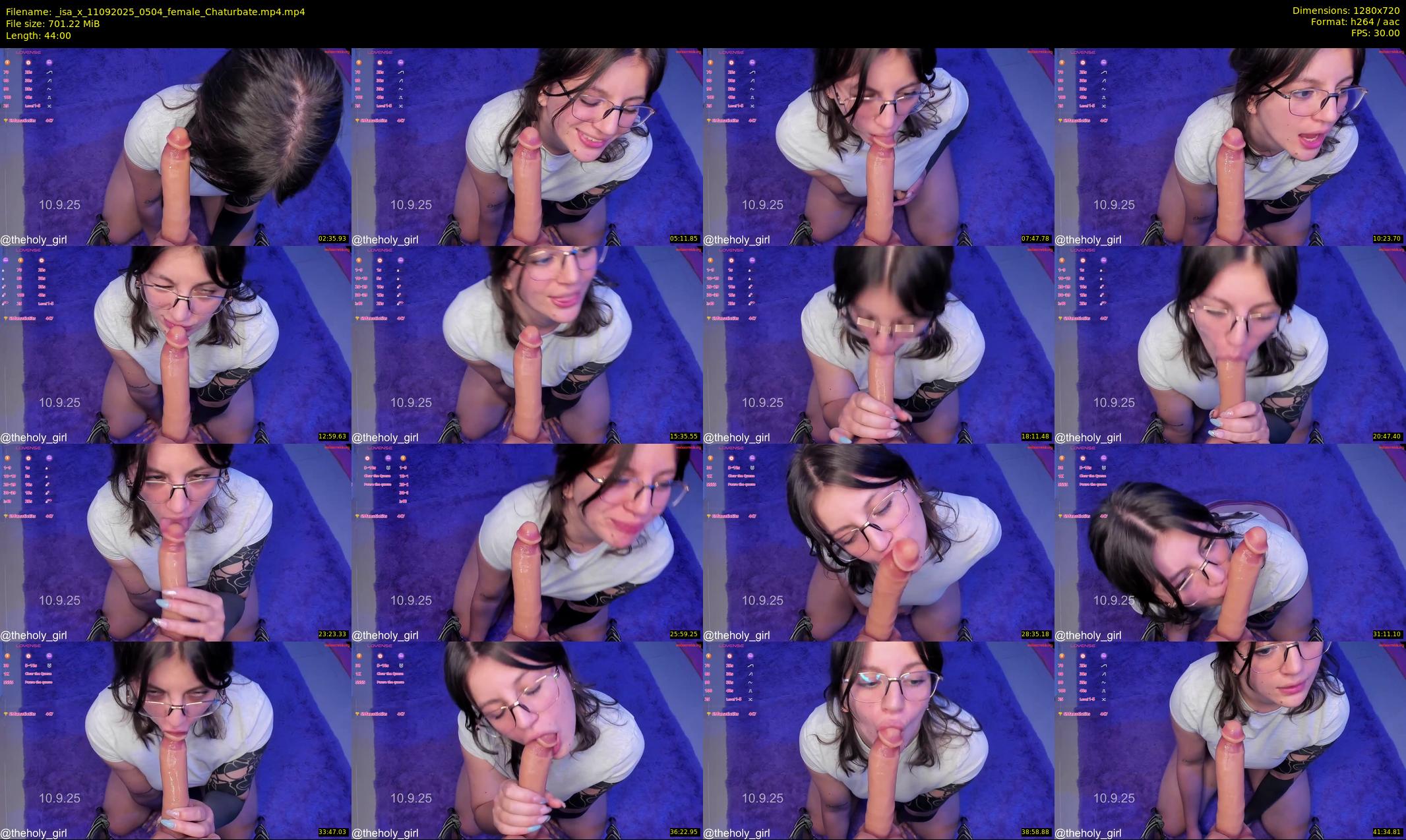 _isa_x — 44 minute Chaturbate female cam show recording, 720p, Sep 11, 2025