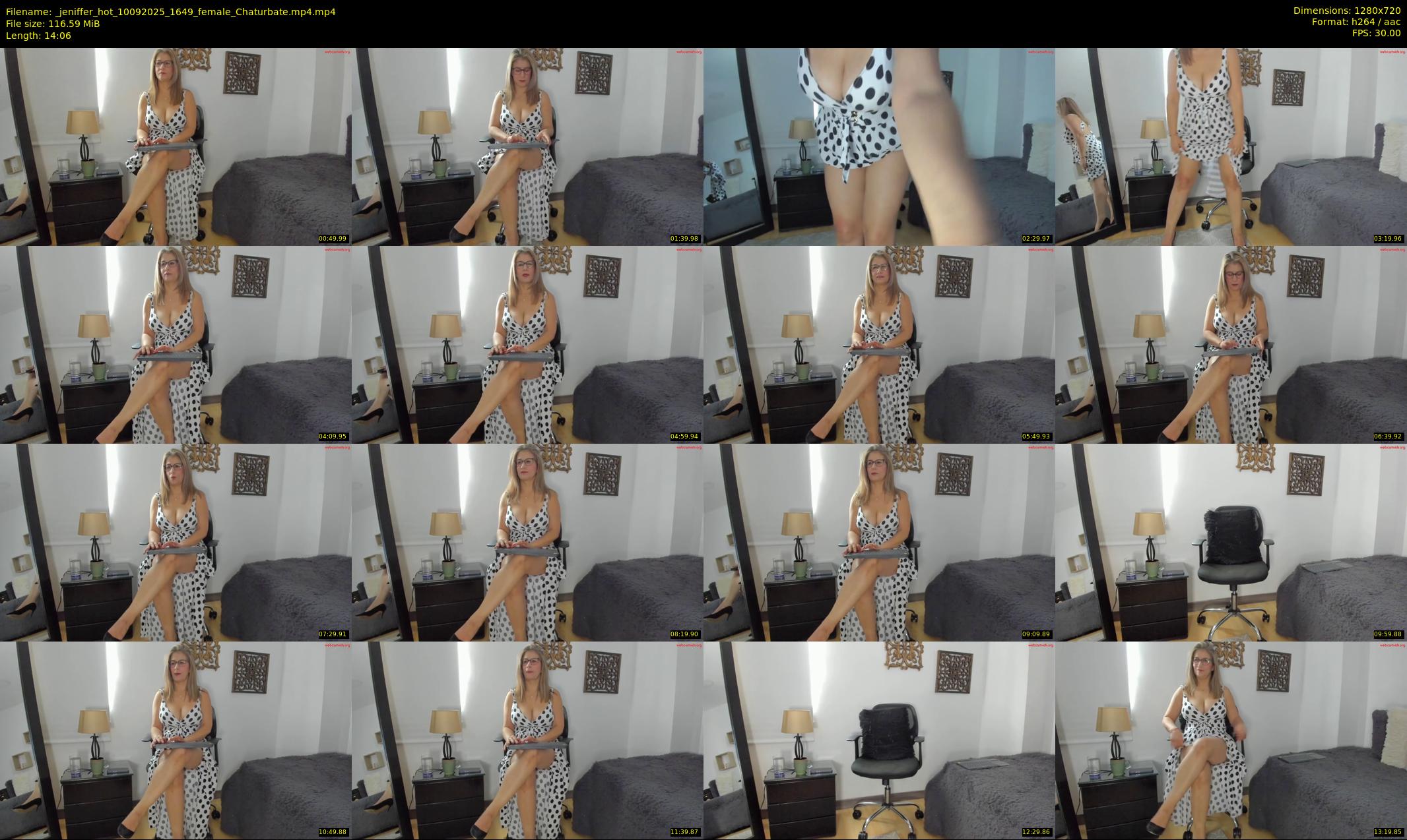 _jeniffer_hot — 15 minute Chaturbate female cam show recording, 720p, Sep 10, 2025