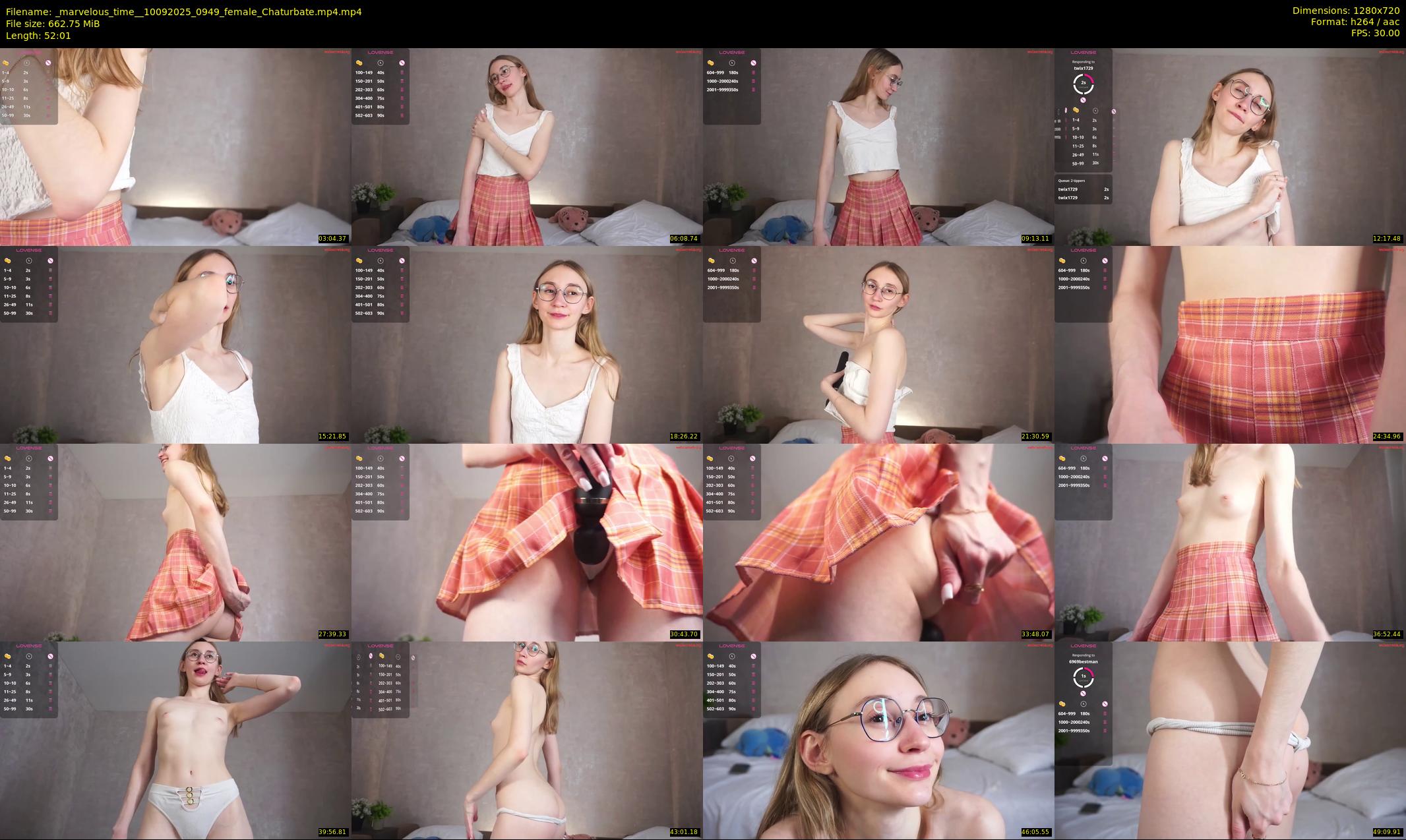 _marvelous_time_ — 53 minute Chaturbate female cam show recording, 720p, Sep 10, 2025