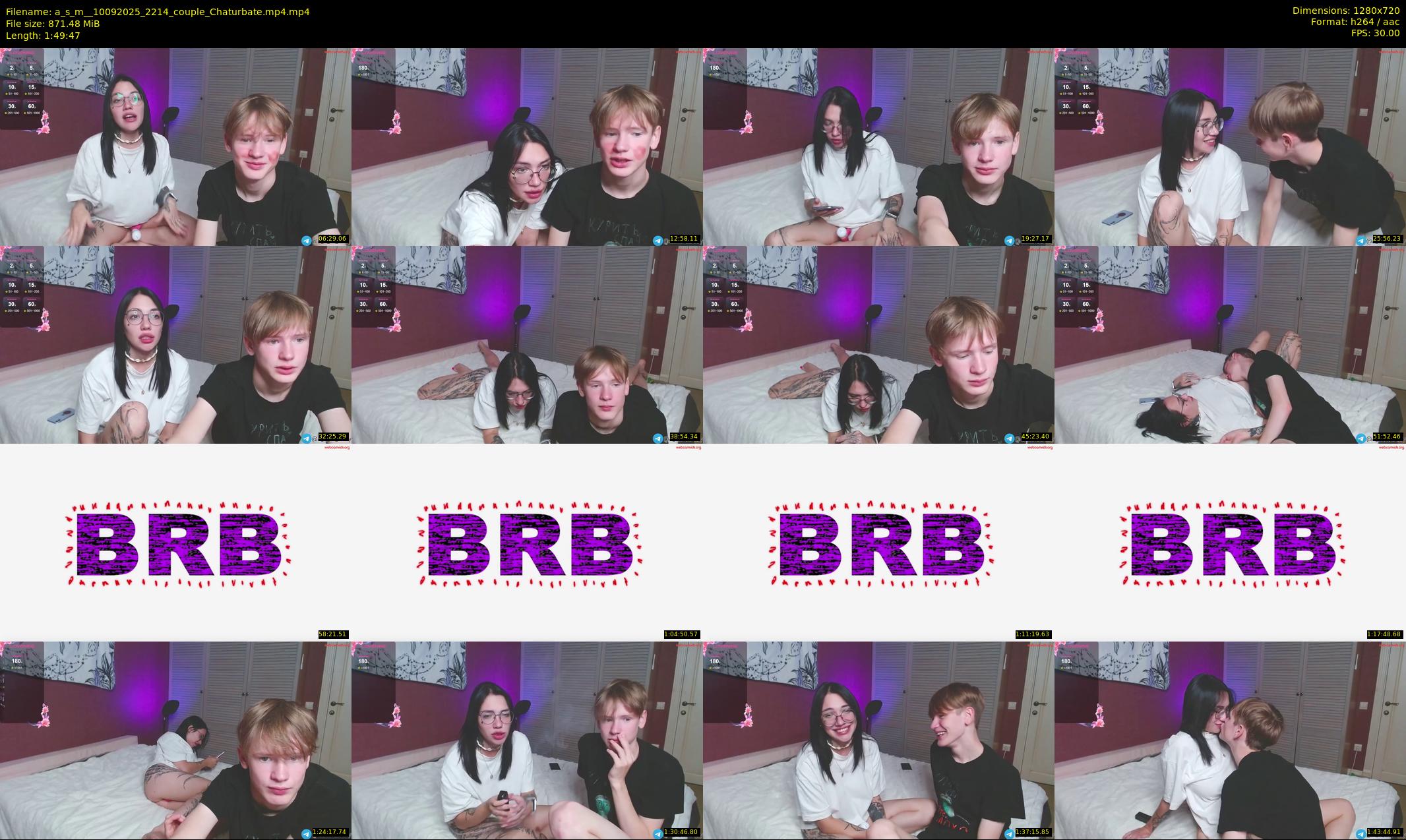 a_s_m_ — 110 minute Chaturbate couple cam show recording, 720p, Sep 10, 2025
