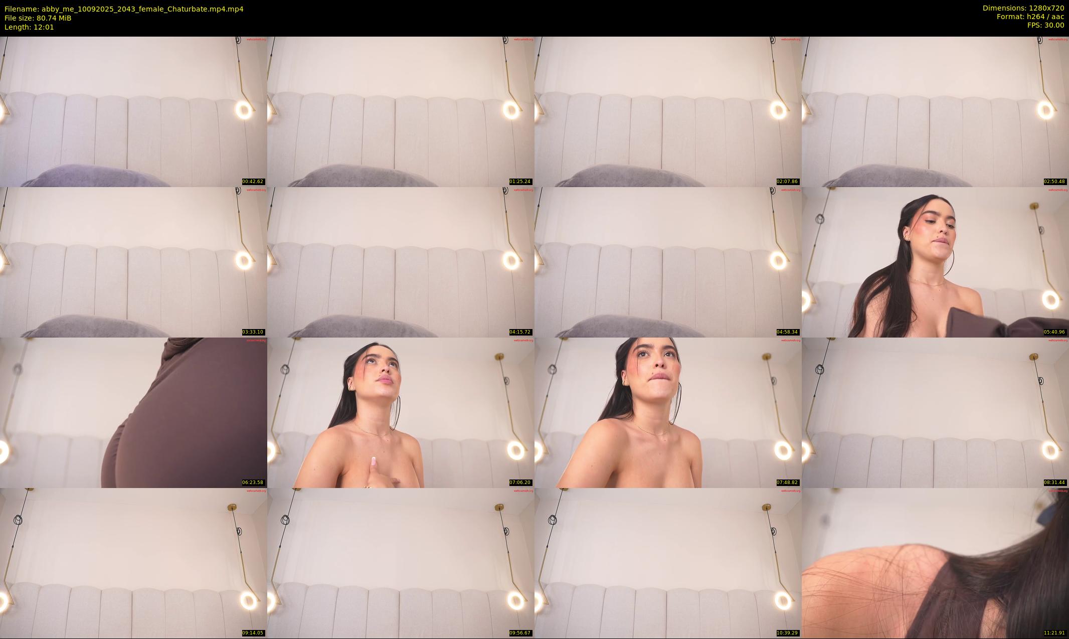 abby_me — 13 minute Chaturbate female cam show recording, 720p, Sep 10, 2025