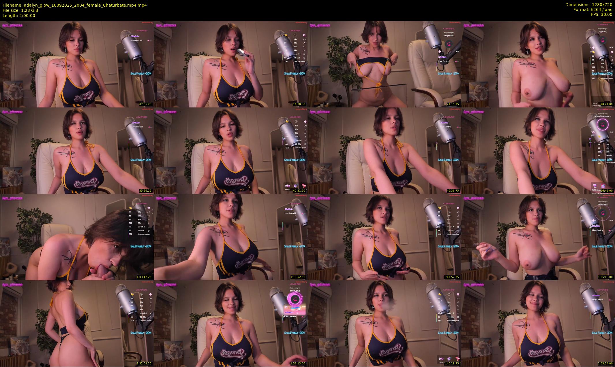 adalyn_glow — 120 minute Chaturbate female cam show recording, 720p, Sep 10, 2025