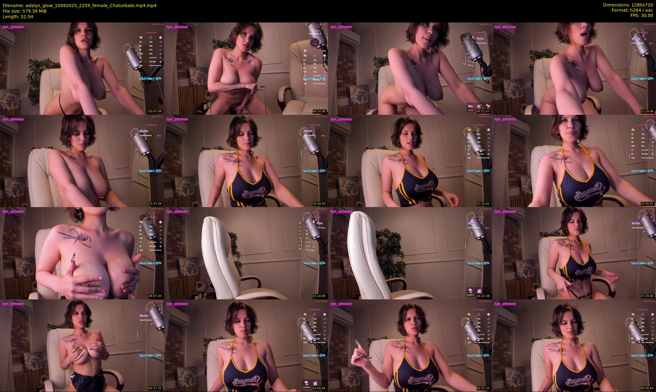 adalyn_glow — 53 minute Chaturbate female cam show recording, 720p, Sep 10, 2025