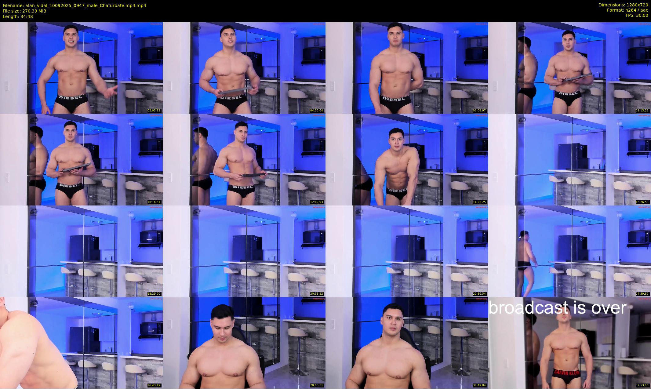 alan_vidal — 35 minute Chaturbate male cam show recording, 720p, Sep 10, 2025