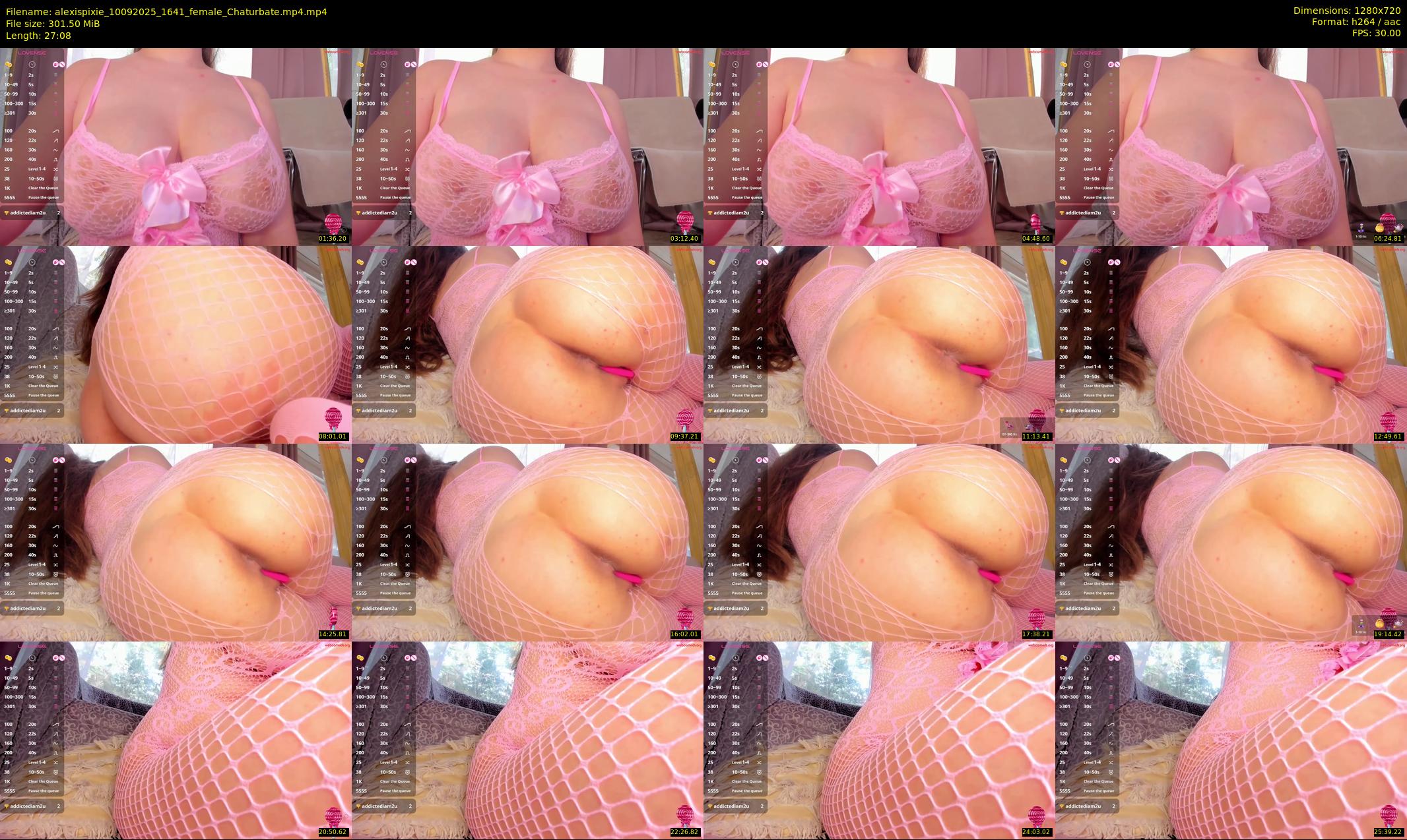 alexispixie — 28 minute Chaturbate female cam show recording, 720p, Sep 10, 2025