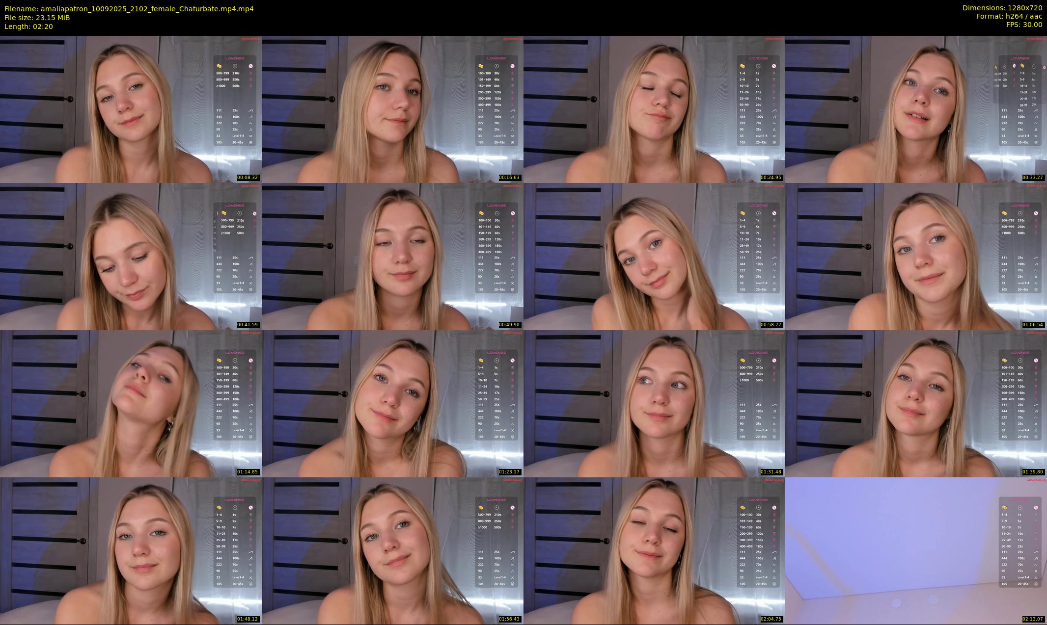 amaliapatron — 3 minute Chaturbate female cam show recording, 720p, Sep 10, 2025