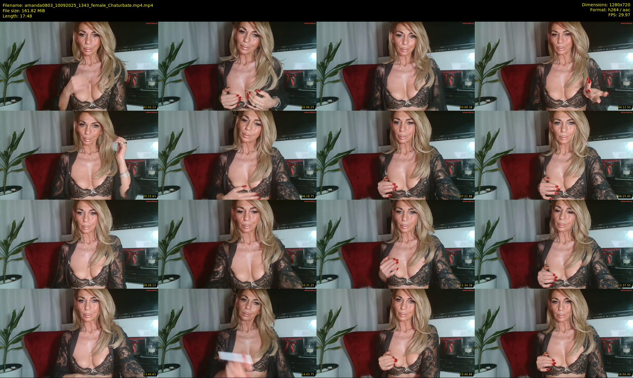 amanda0803 — 18 minute Chaturbate female cam show recording, 720p, Sep 10, 2025