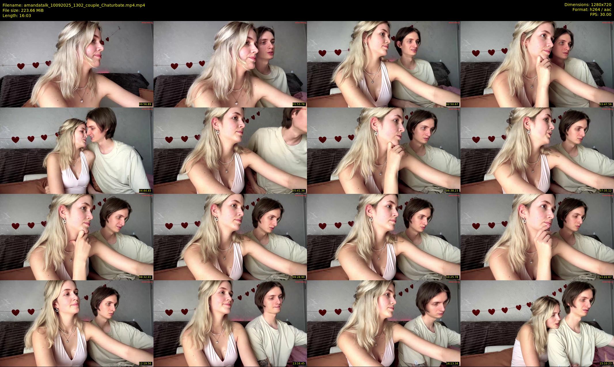 amandatalk — 17 minute Chaturbate couple cam show recording, 720p, Sep 10, 2025