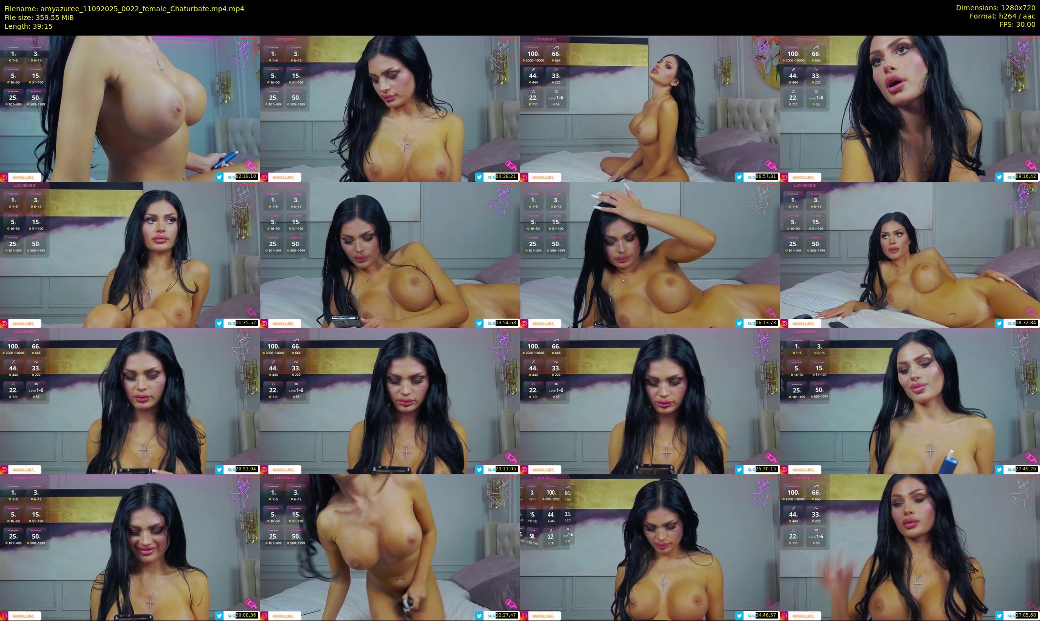 amyazuree — 40 minute Chaturbate female cam show recording, 720p, Sep 11, 2025