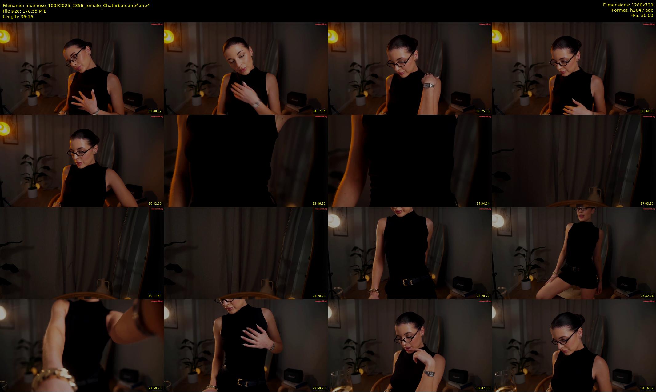 anamuse — 37 minute Chaturbate female cam show recording, 720p, Sep 10, 2025