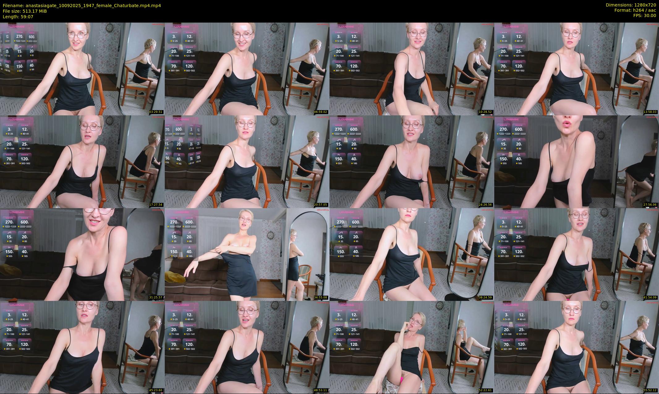 anastasiagate — 60 minute Chaturbate female cam show recording, 720p, Sep 10, 2025