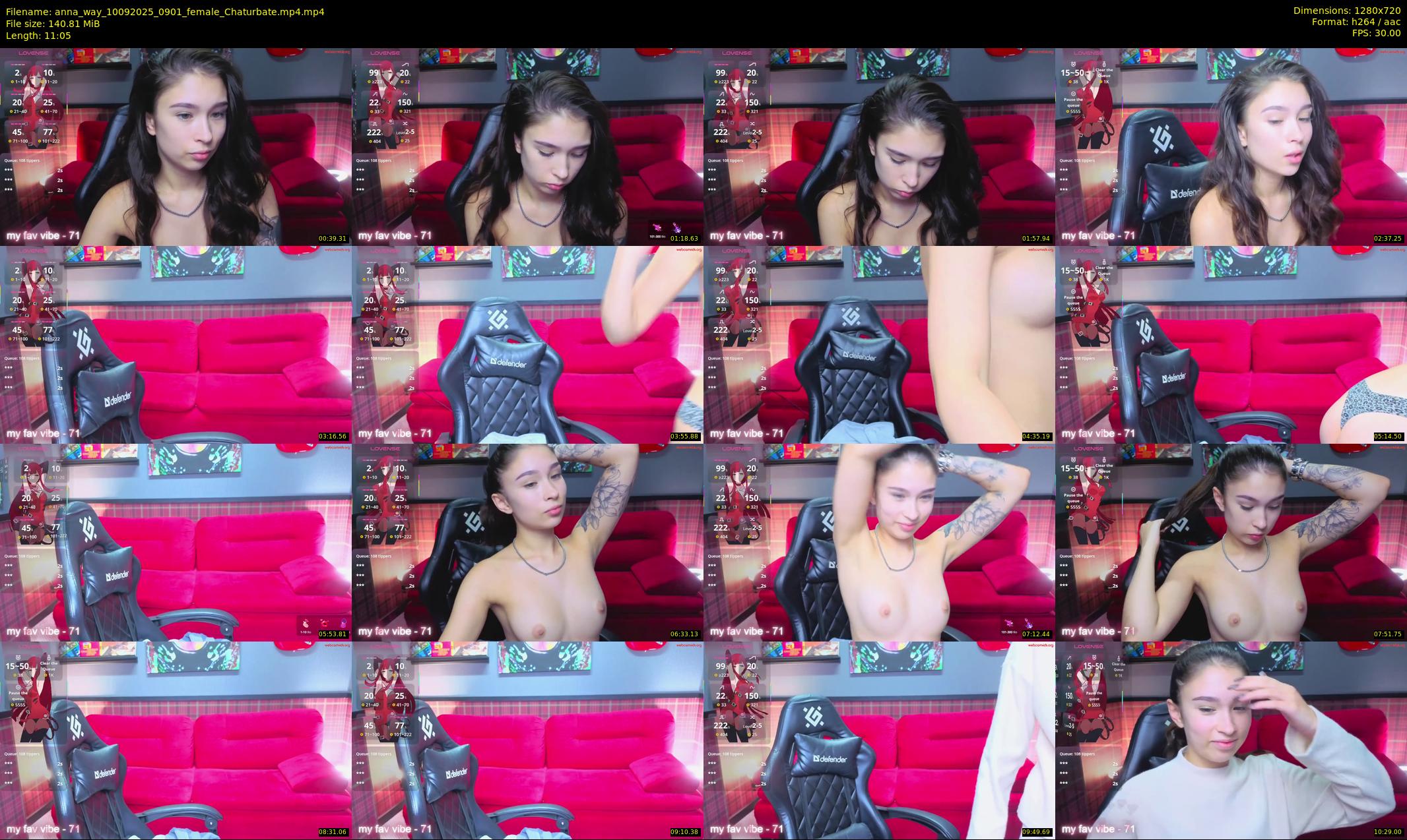 anna_way — 12 minute Chaturbate female cam show recording, 720p, Sep 10, 2025