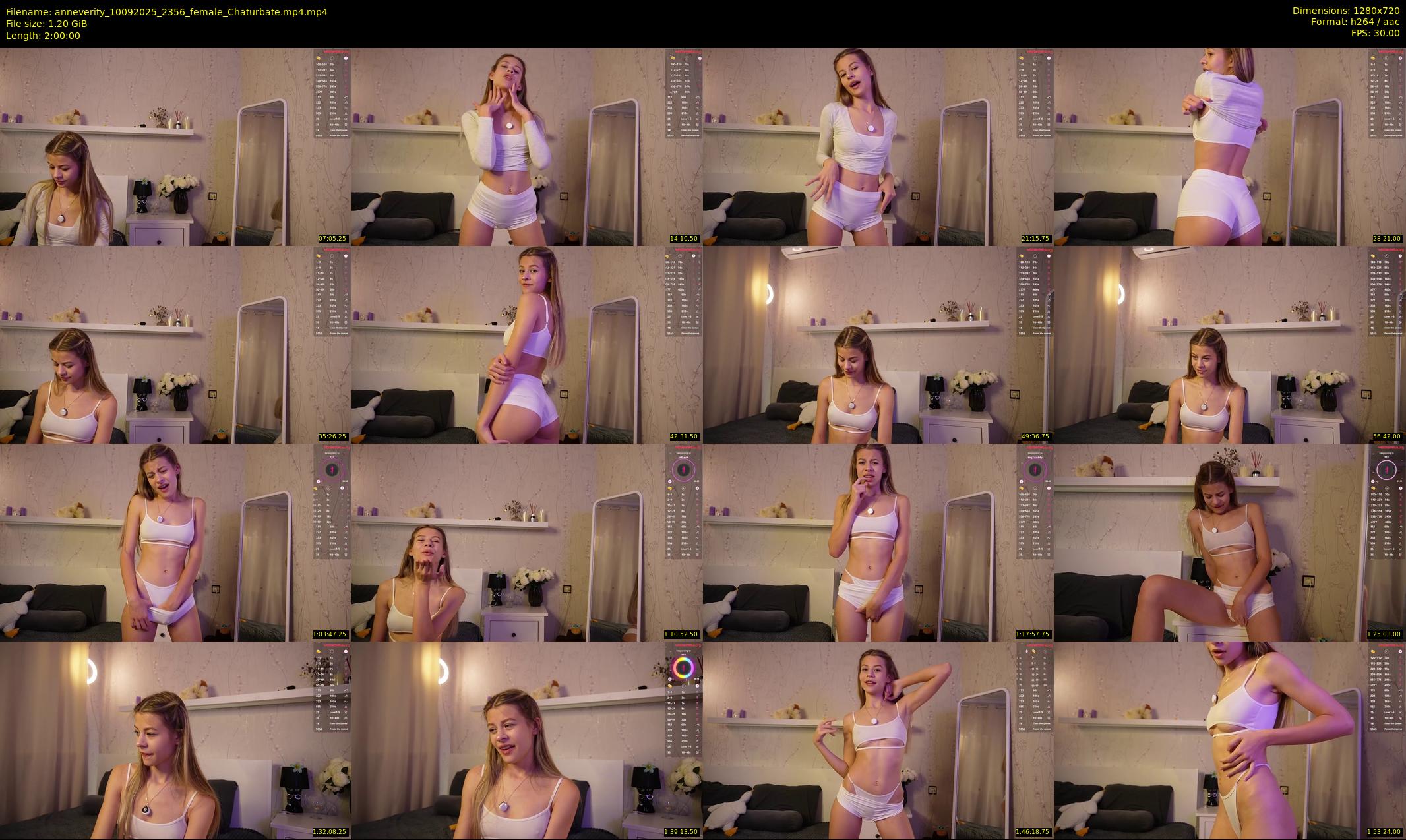 anneverity — 120 minute Chaturbate female cam show recording, 720p, Sep 10, 2025