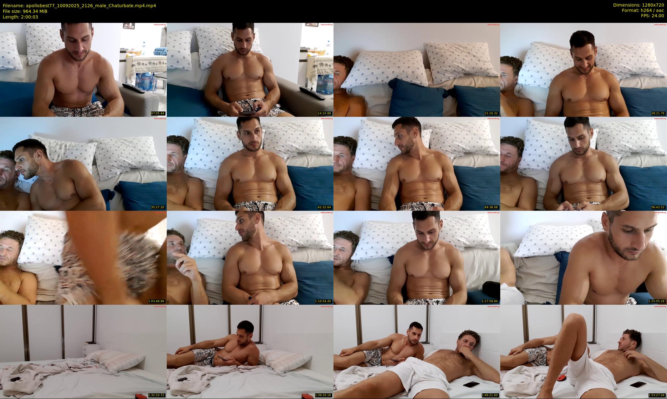 apollobest77 — 121 minute Chaturbate male cam show recording, 720p, Sep 10, 2025
