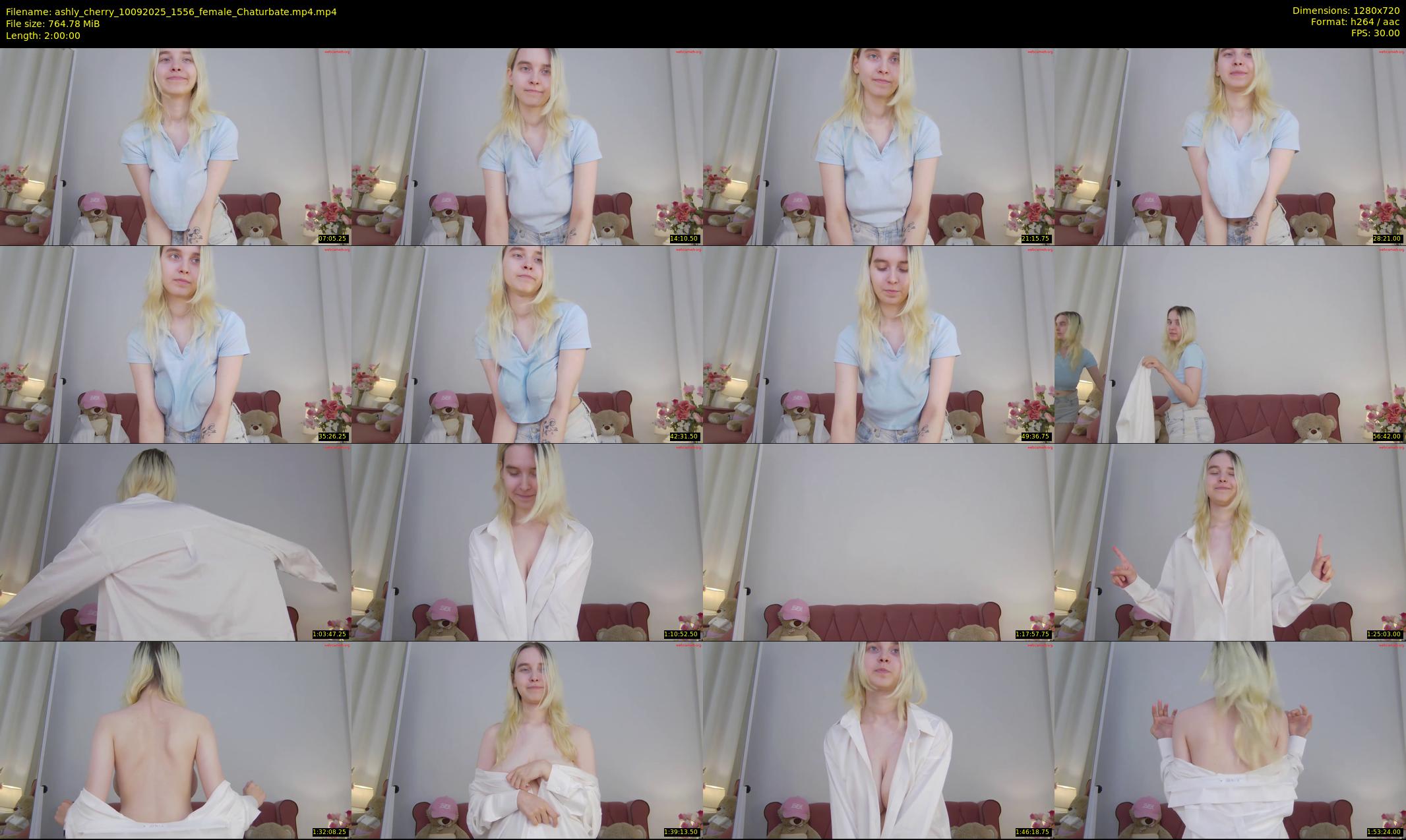 ashly_cherry — 120 minute Chaturbate female cam show recording, 720p, Sep 10, 2025