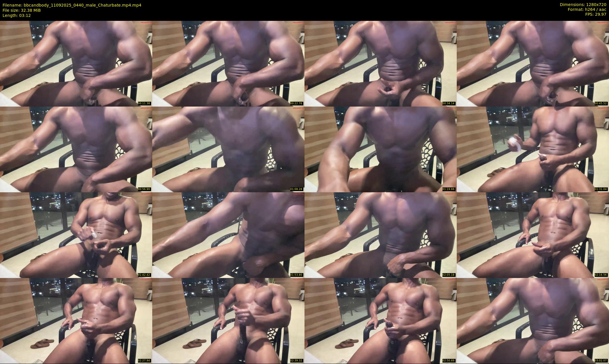 bbcandbody — 4 minute Chaturbate male cam show recording, 720p, Sep 11, 2025