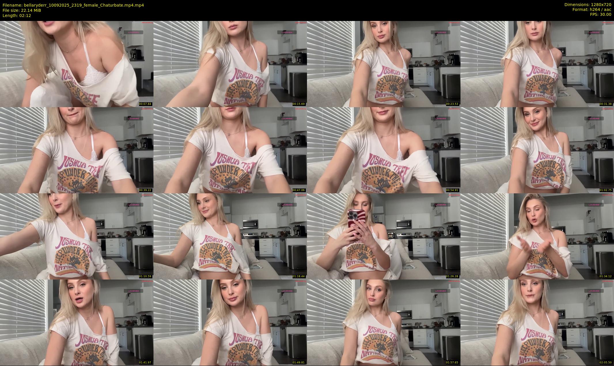 bellaryderr — 3 minute Chaturbate female cam show recording, 720p, Sep 10, 2025