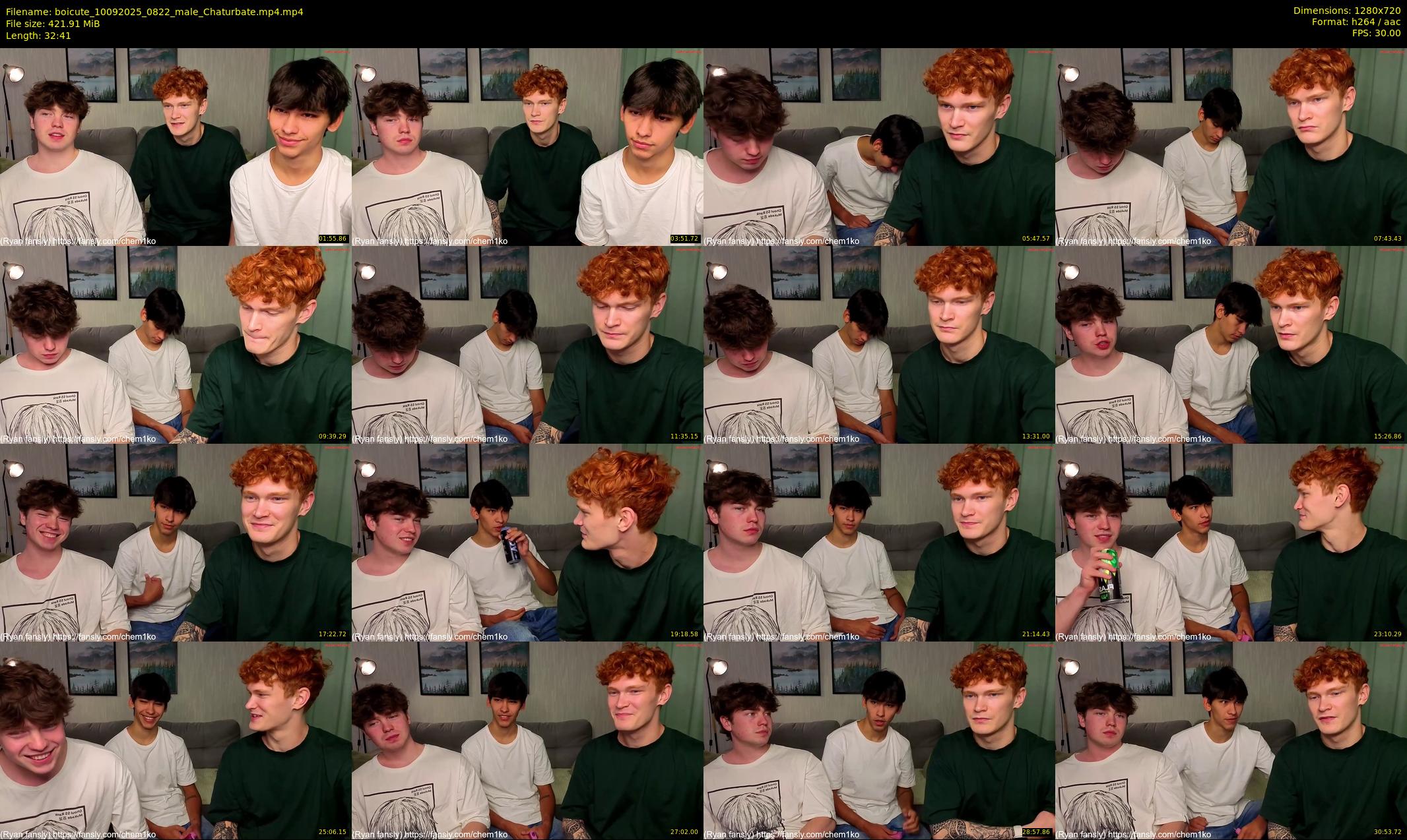 boicute — 33 minute Chaturbate male cam show recording, 720p, Sep 10, 2025